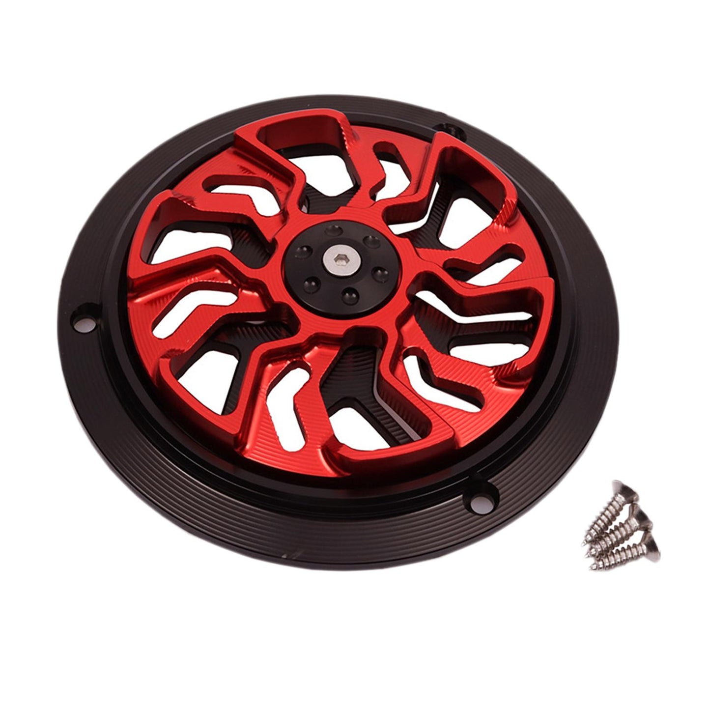 Motorcycle Engine Protector Cover Fan For Vespa Primavera 150 13-20 Red