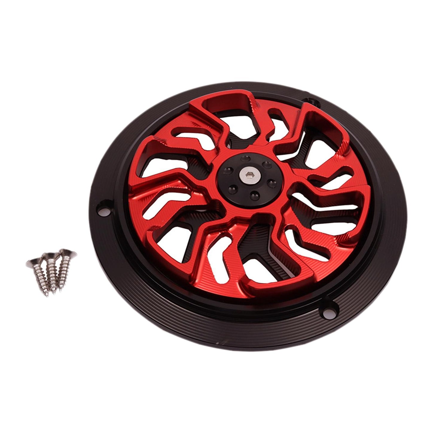 Motorcycle Engine Protector Cover Fan For Vespa Primavera 150 13-20 Red