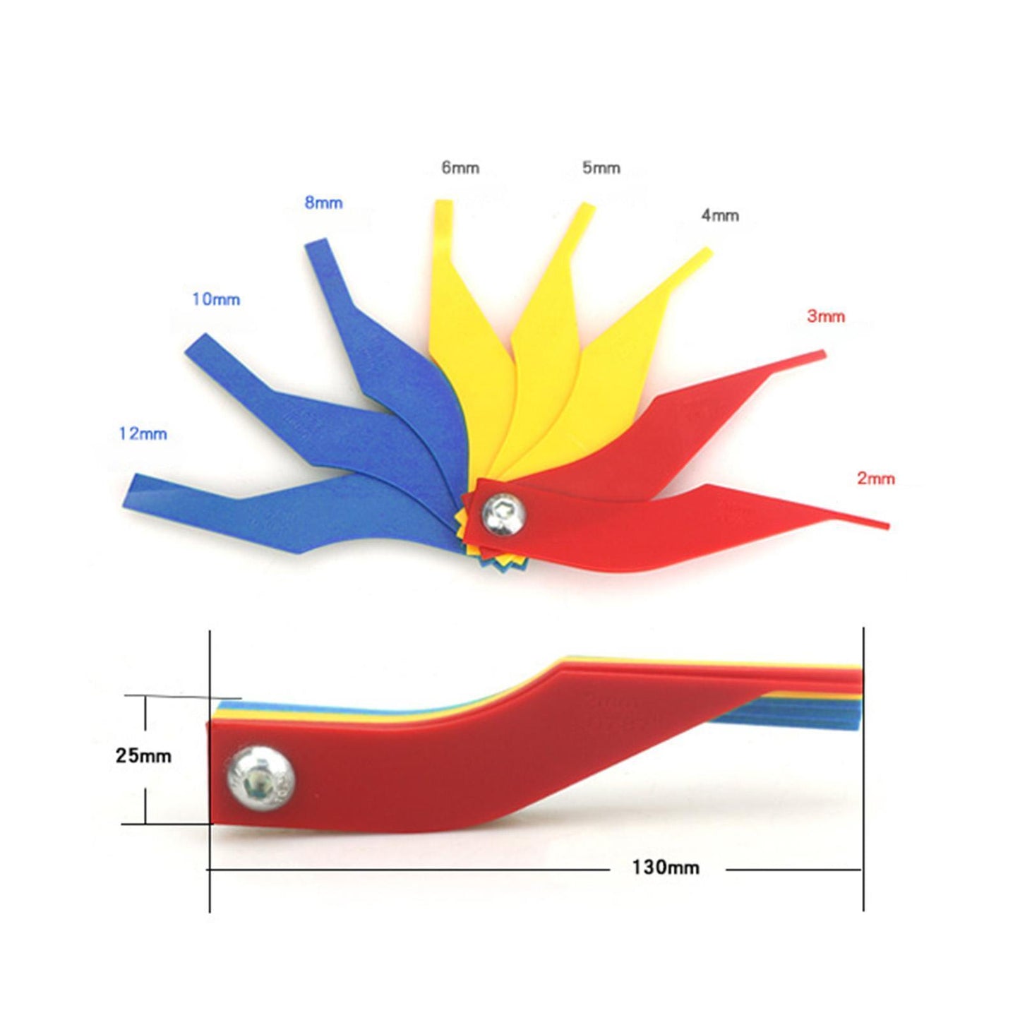 CAR VAN BRAKE PAD THICKNESS DEPTH MEASURING GAUGE HAND TOOL