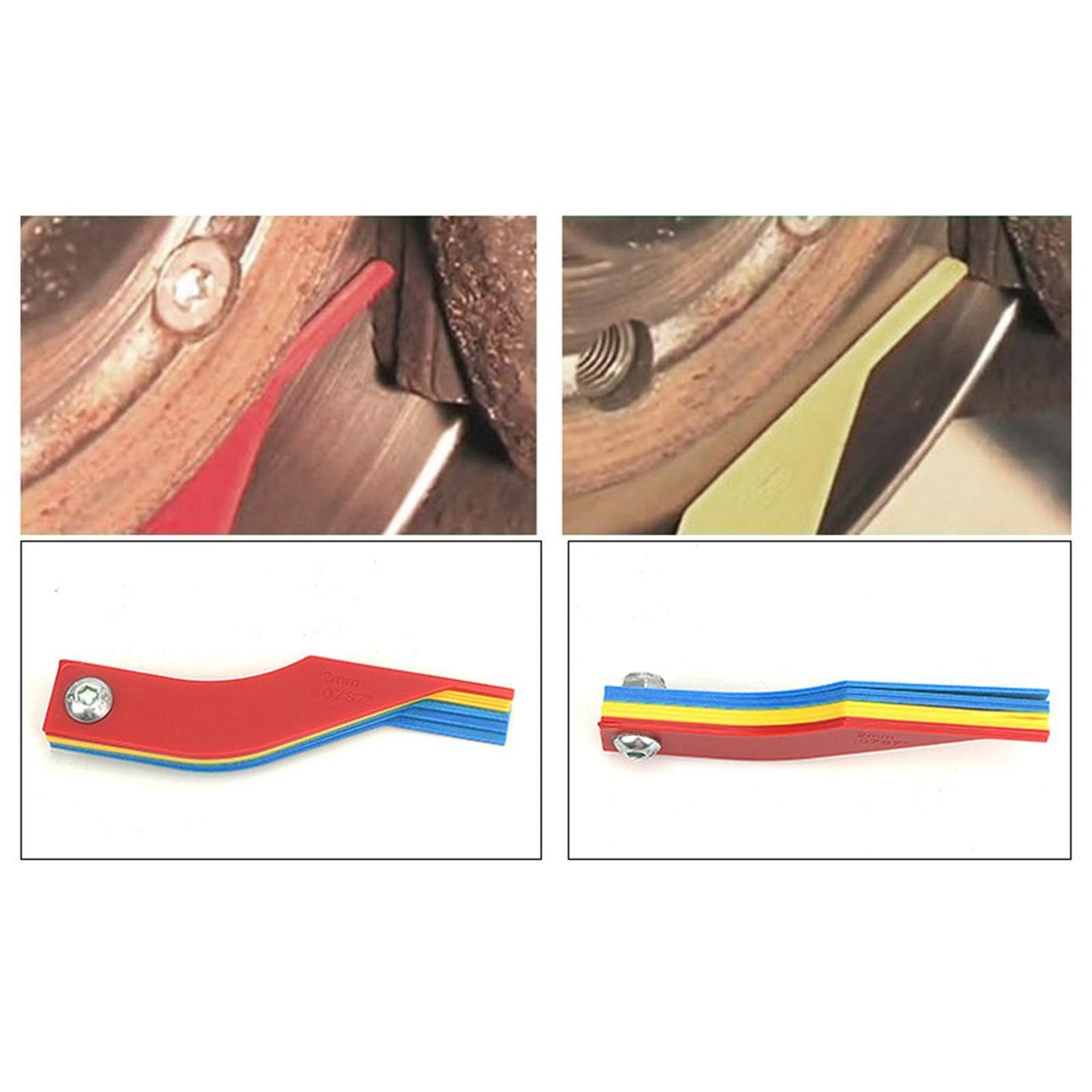 CAR VAN BRAKE PAD THICKNESS DEPTH MEASURING GAUGE HAND TOOL