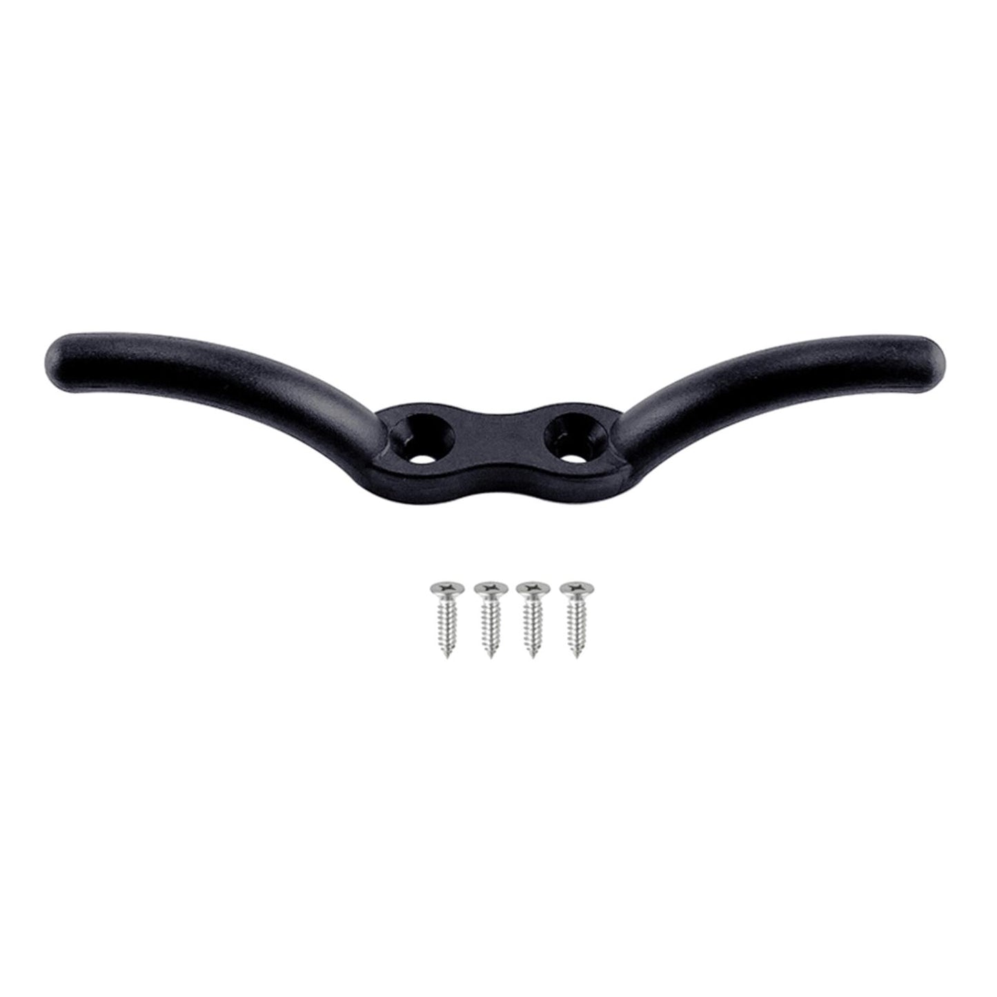 Marine Grade Nylon Flagpole Rope Cleat w/ Hardware Mount Screw 152mm