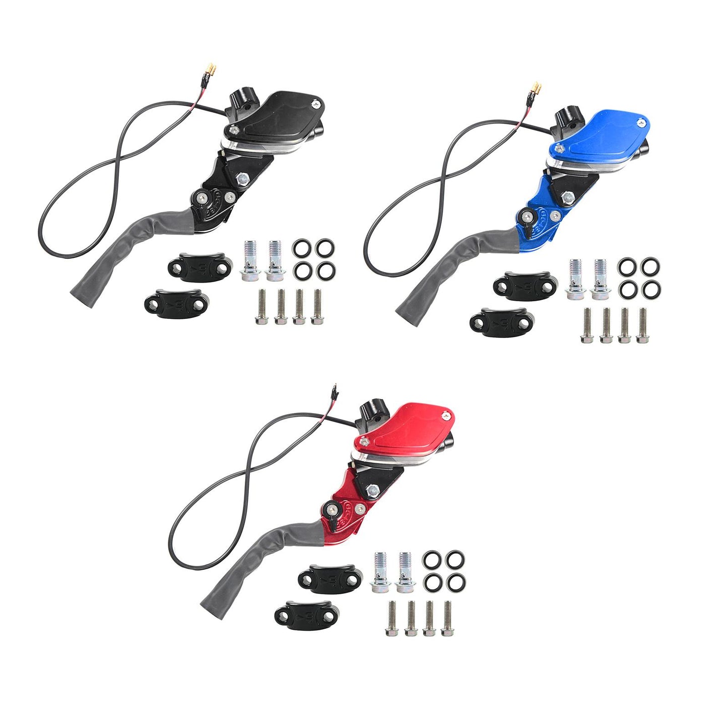 7/8 Universal Hydraulic Brake and Clutch Lever for 50cc-300cc red"