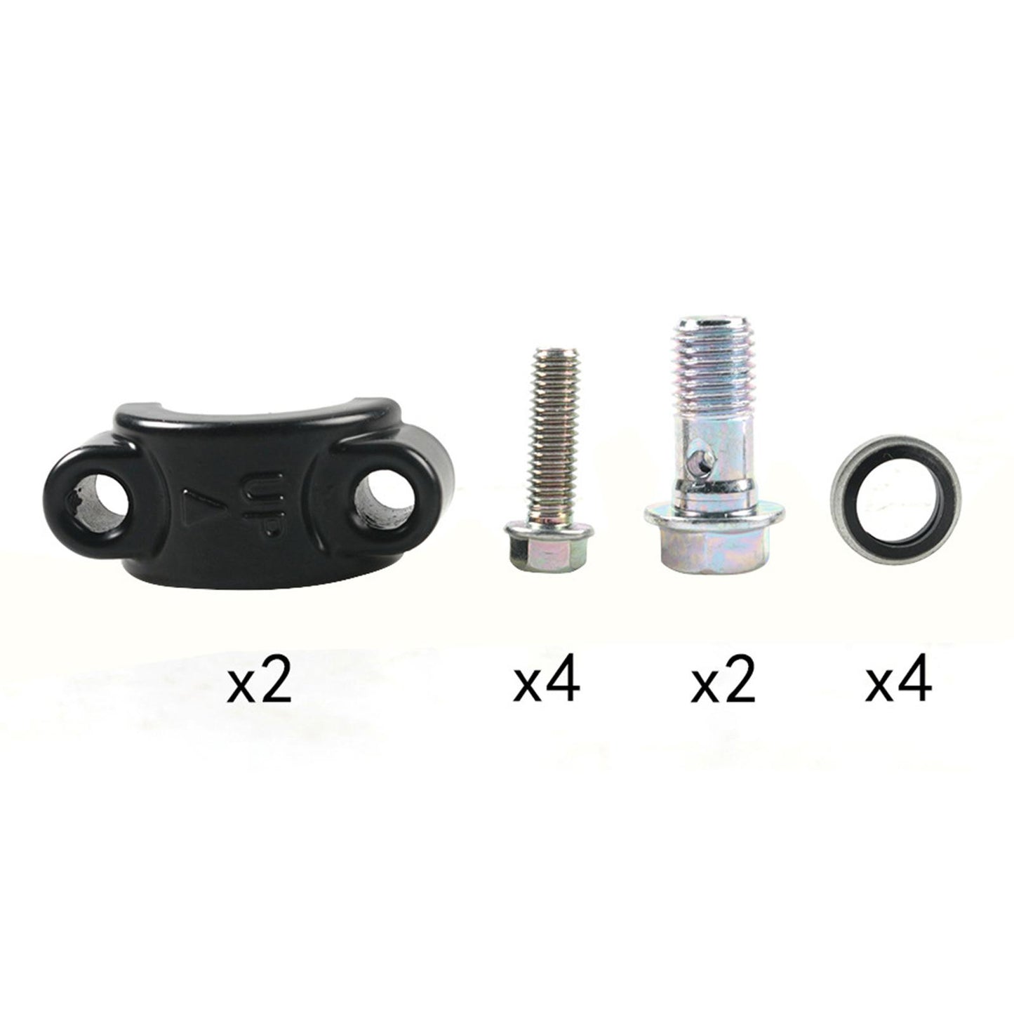 7/8 Universal Hydraulic Brake and Clutch Lever for 50cc-300cc red"