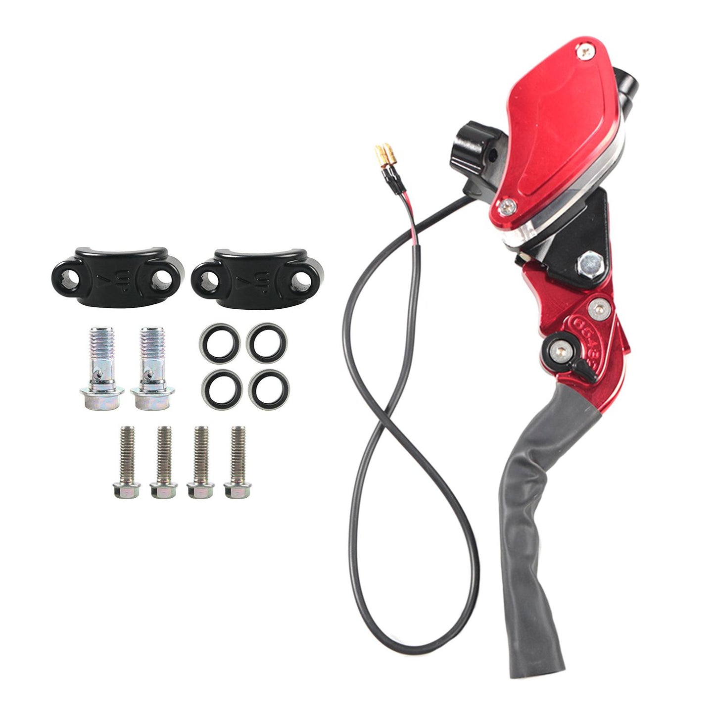 7/8 Universal Hydraulic Brake and Clutch Lever for 50cc-300cc red"