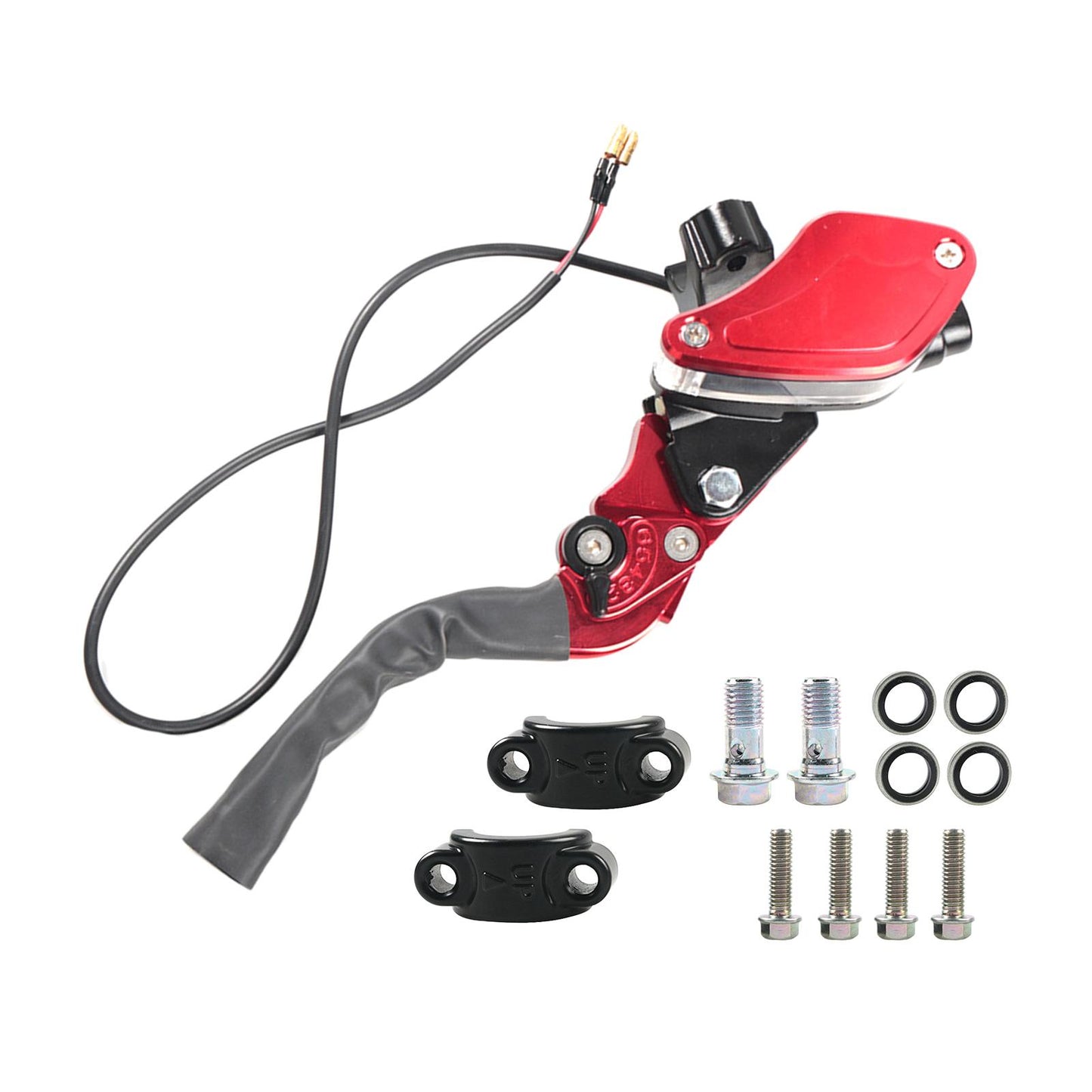 7/8 Universal Hydraulic Brake and Clutch Lever for 50cc-300cc red"