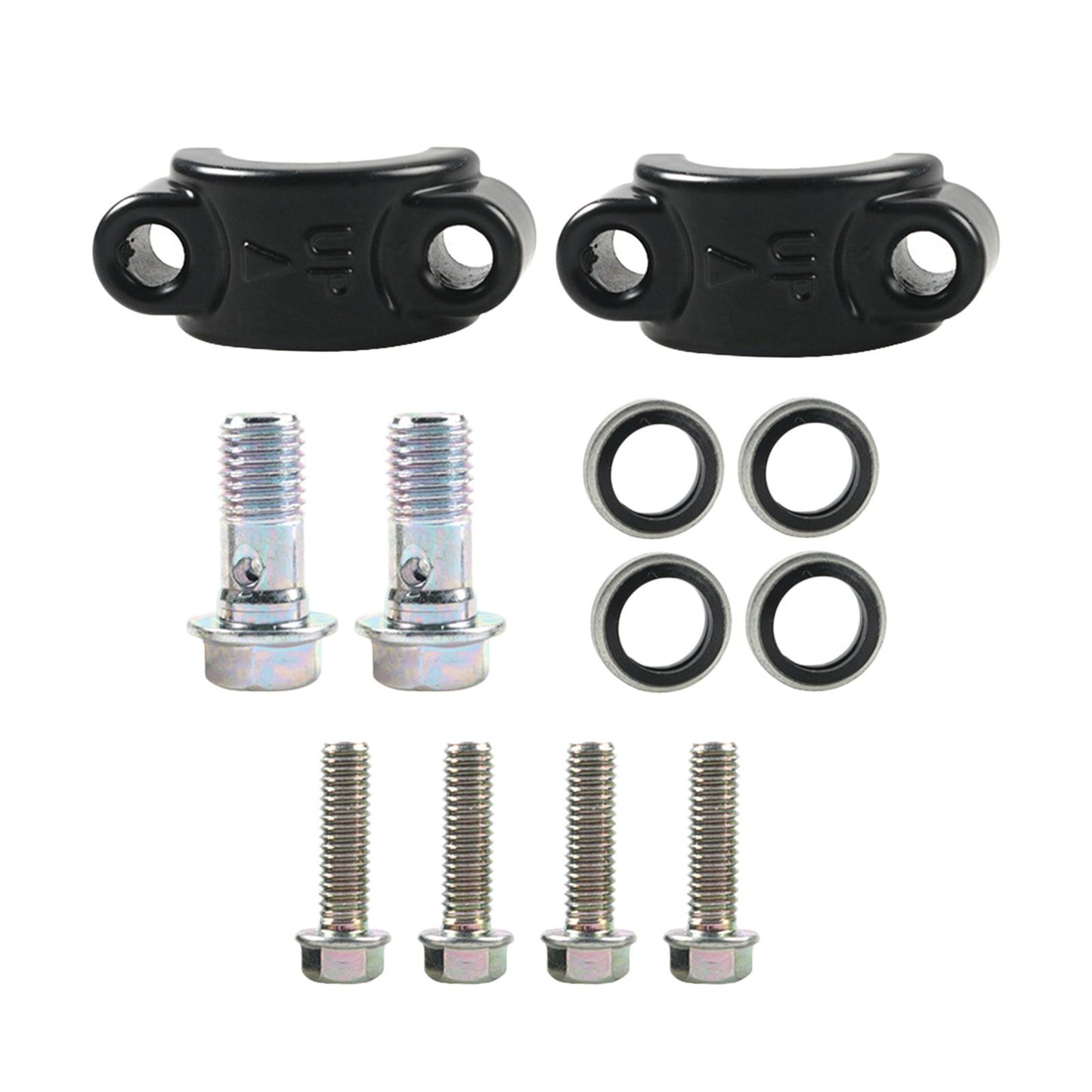 7/8 Universal Hydraulic Brake and Clutch Lever for 50cc-300cc black"