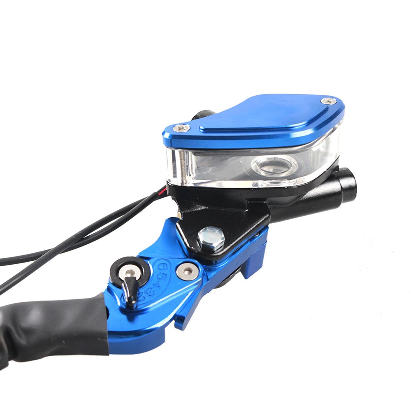 7/8 Universal Hydraulic Brake and Clutch Lever for 50cc-300cc blue"
