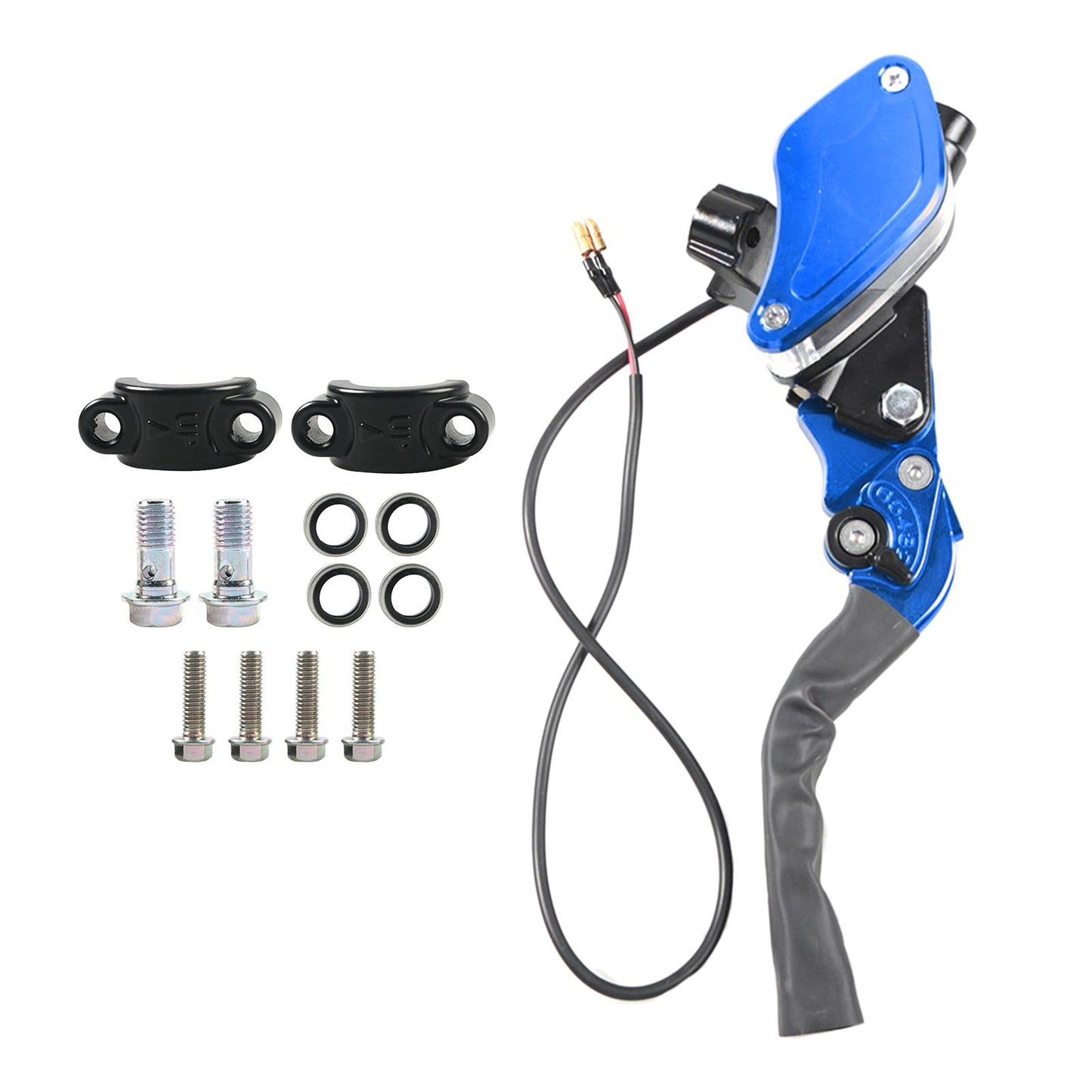 7/8 Universal Hydraulic Brake and Clutch Lever for 50cc-300cc blue"