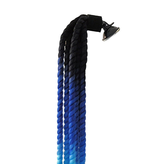 Helmet Hair Helmet Pigtail Gradient Ramp for Motorcycle Black Lake Blue