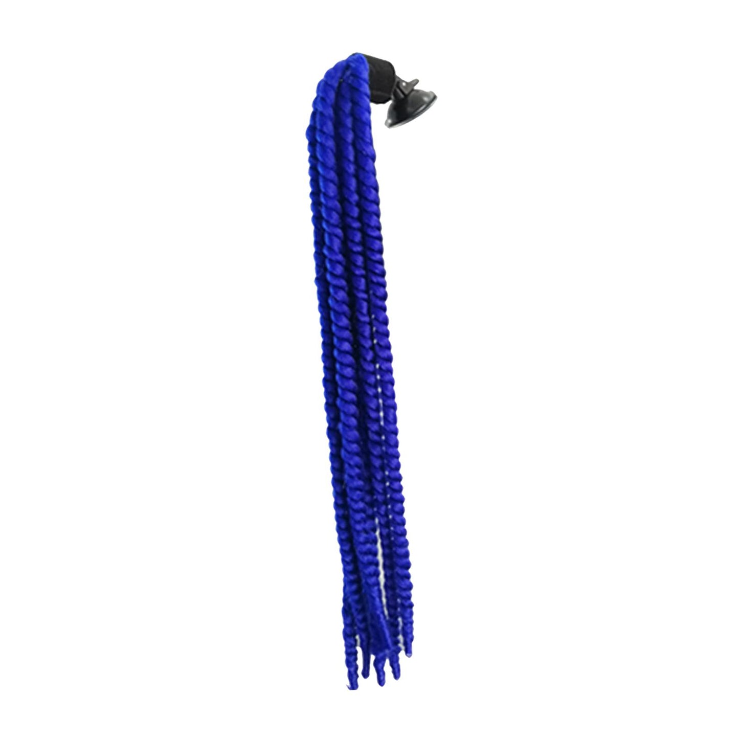Helmet Hair Helmet Pigtail Gradient Ramp for Motorcycle Deep Blue