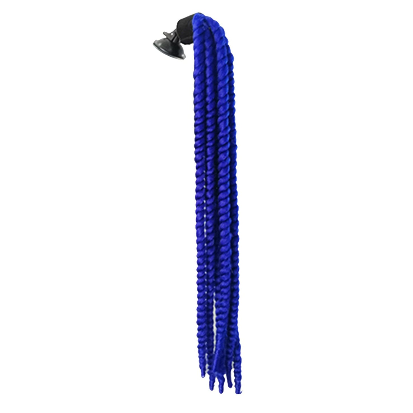 Helmet Hair Helmet Pigtail Gradient Ramp for Motorcycle Deep Blue