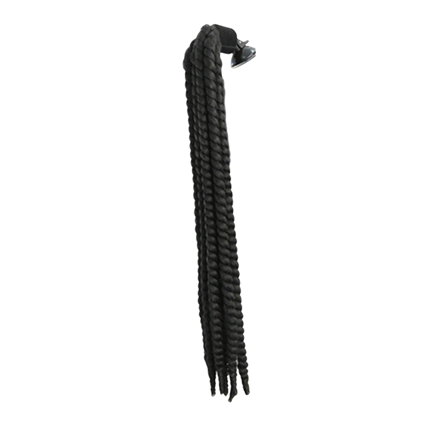 Helmet Hair Helmet Pigtail Gradient Ramp for Motorcycle Black