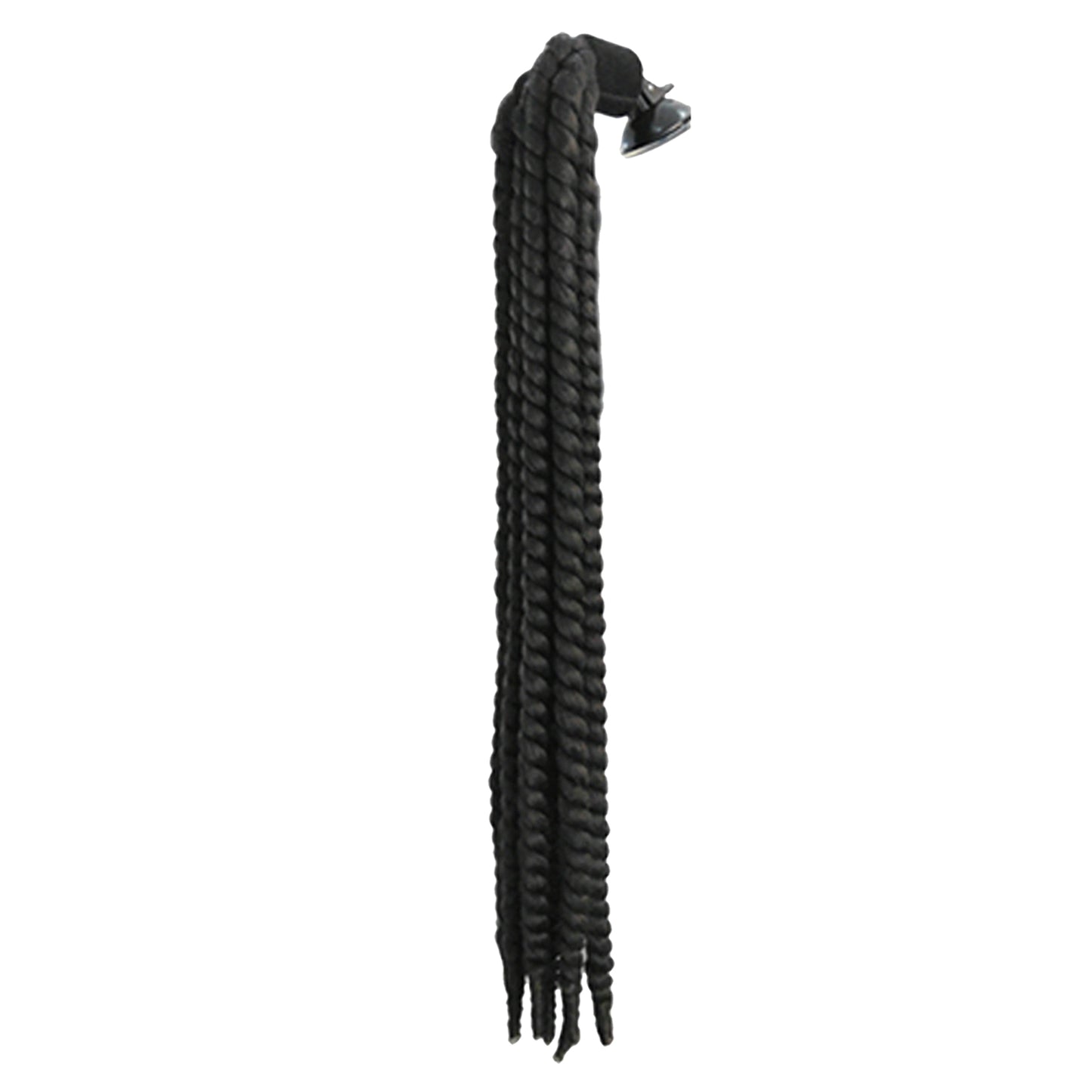 Helmet Hair Helmet Pigtail Gradient Ramp for Motorcycle Black