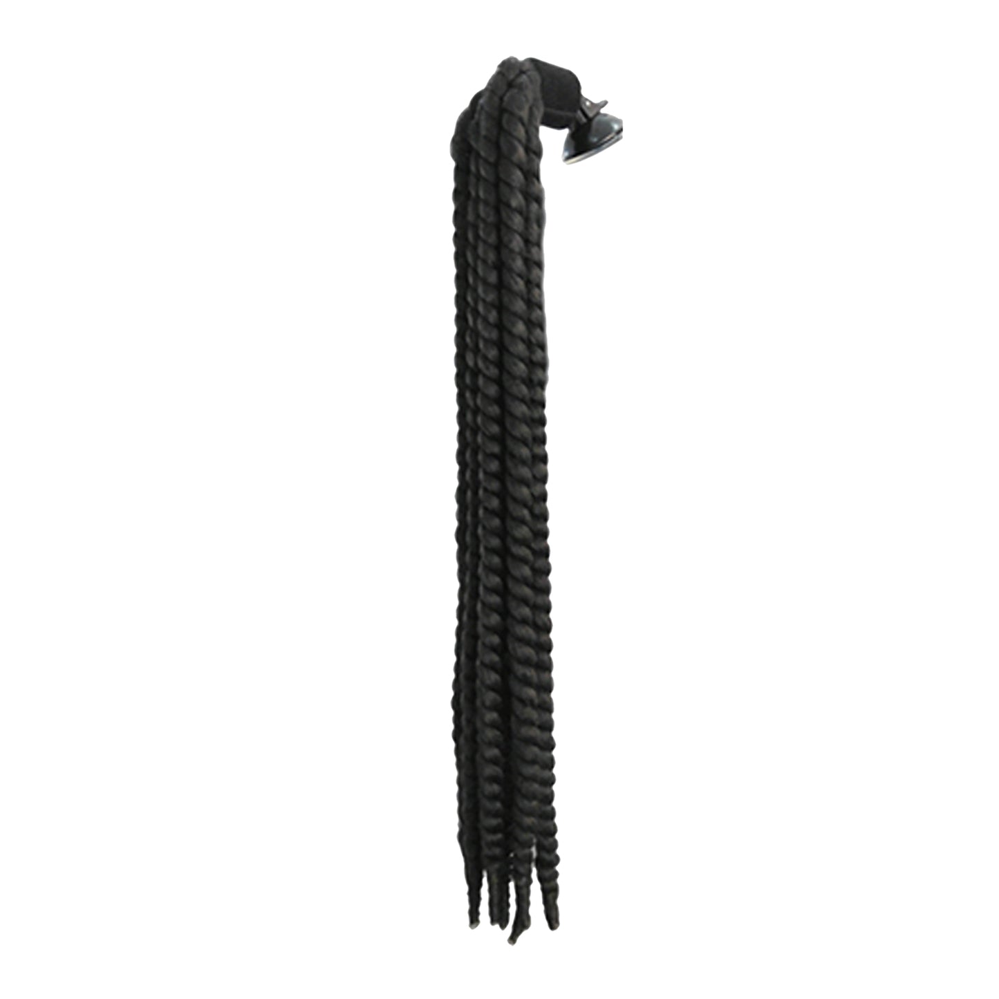 Helmet Hair Helmet Pigtail Gradient Ramp for Motorcycle Black