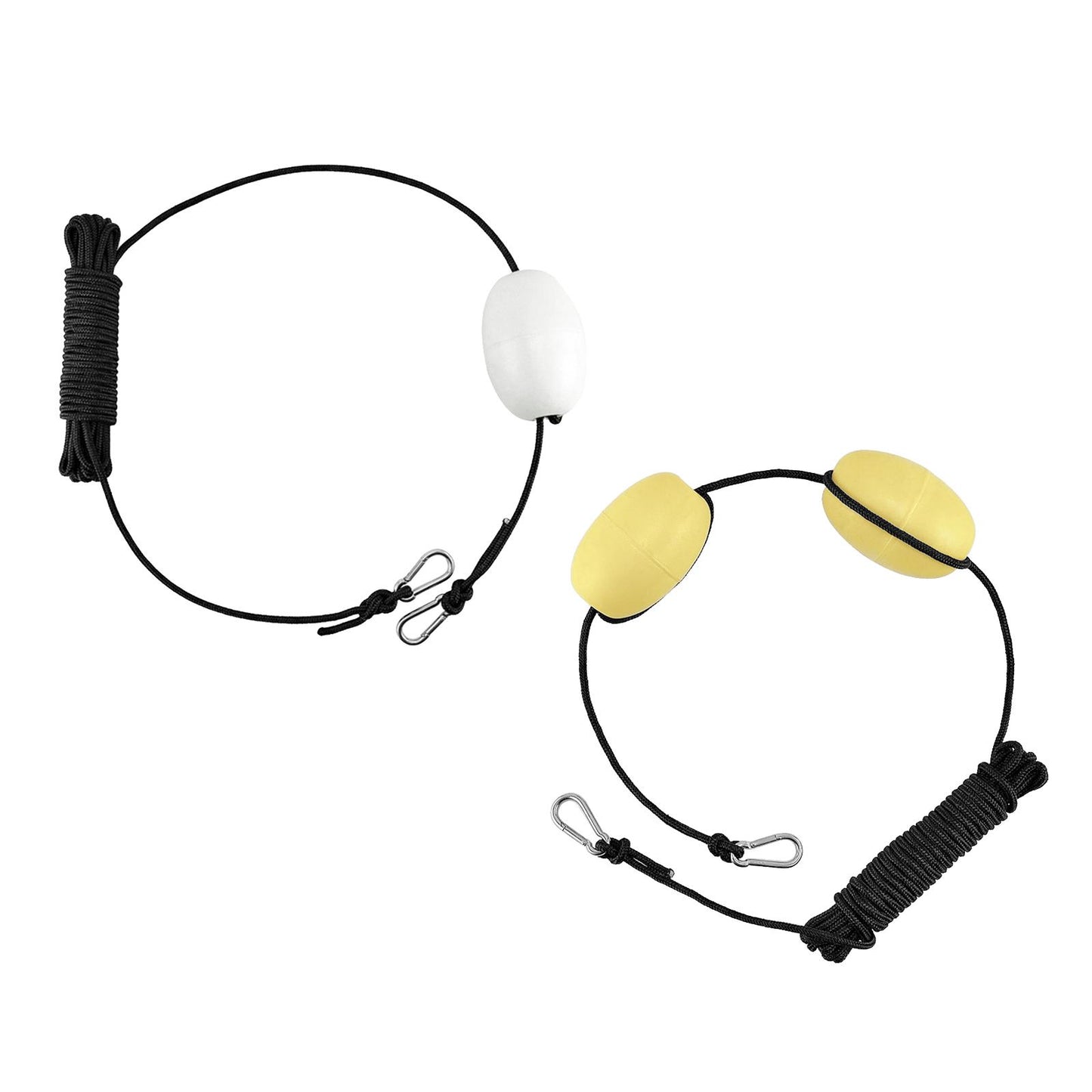 Nylon Tow Rope Buoy Anchor Steel Clips Boat Kayak Anchor Tow Rope White