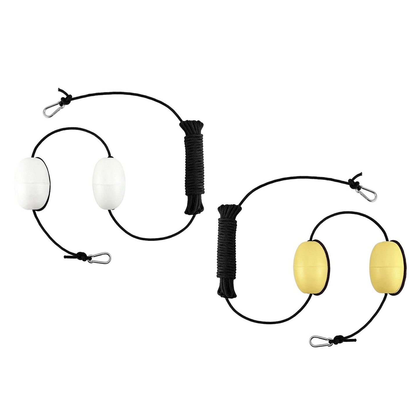 Nylon Tow Rope Buoy Anchor Steel Clips Boat Kayak Anchor Tow Rope White