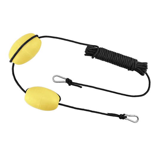 Nylon Tow Rope Buoy Anchor Steel Clips Boat Kayak Anchor Tow Rope Yellow