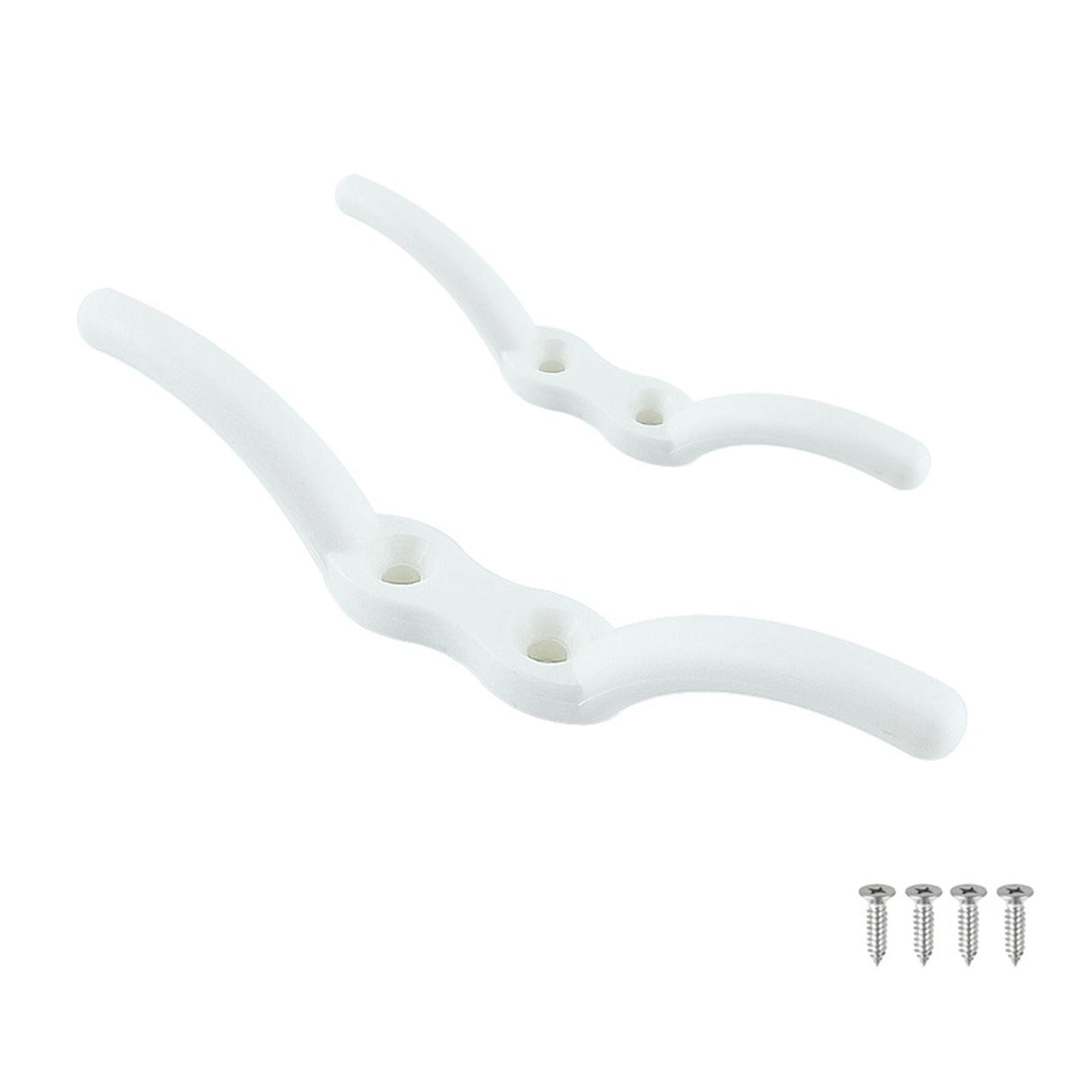 Marine Rope Cleat Hook with Mounting Screws Boat Mooring Accessories 113mm