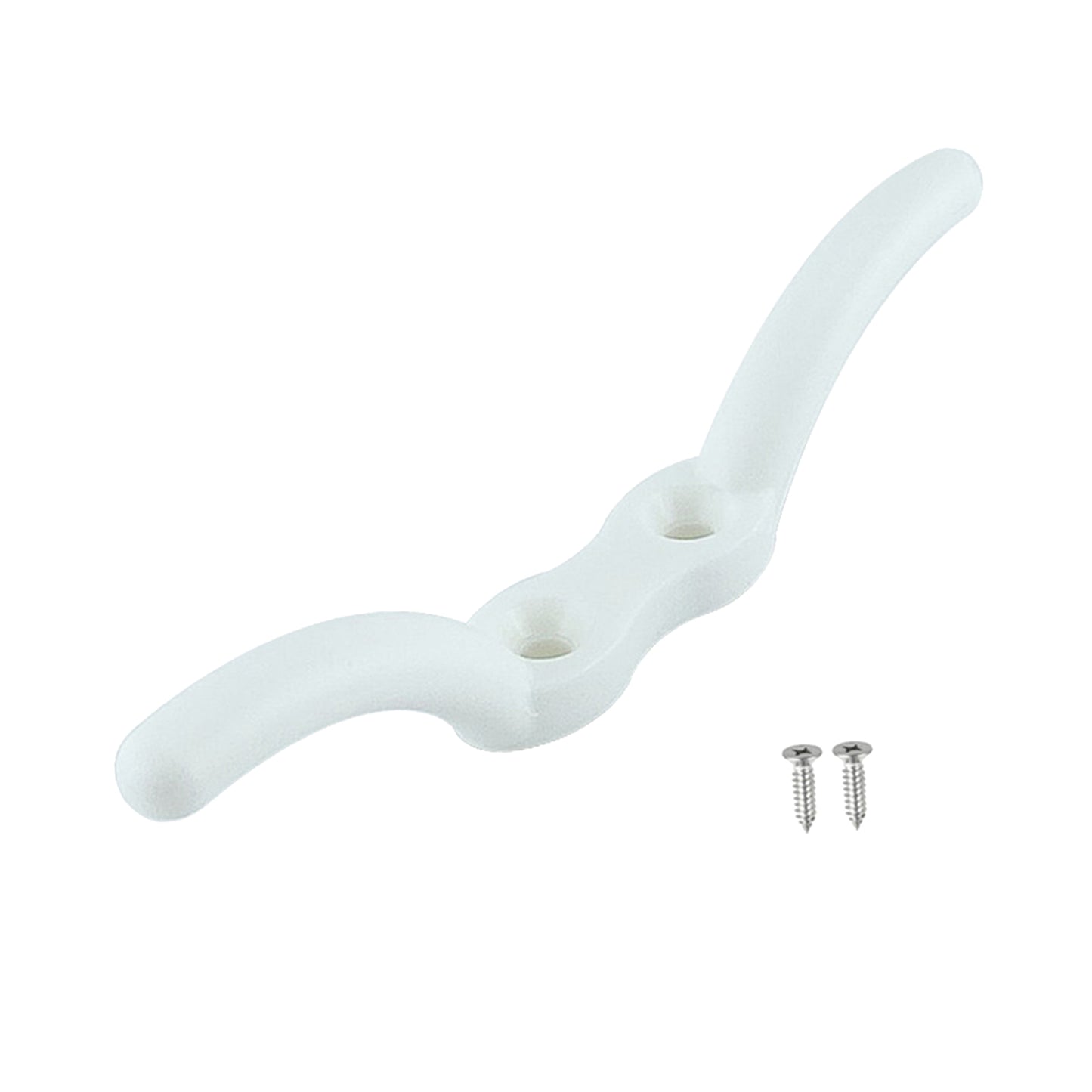 Marine Rope Cleat Hook with Mounting Screws Boat Mooring Accessories 152mm