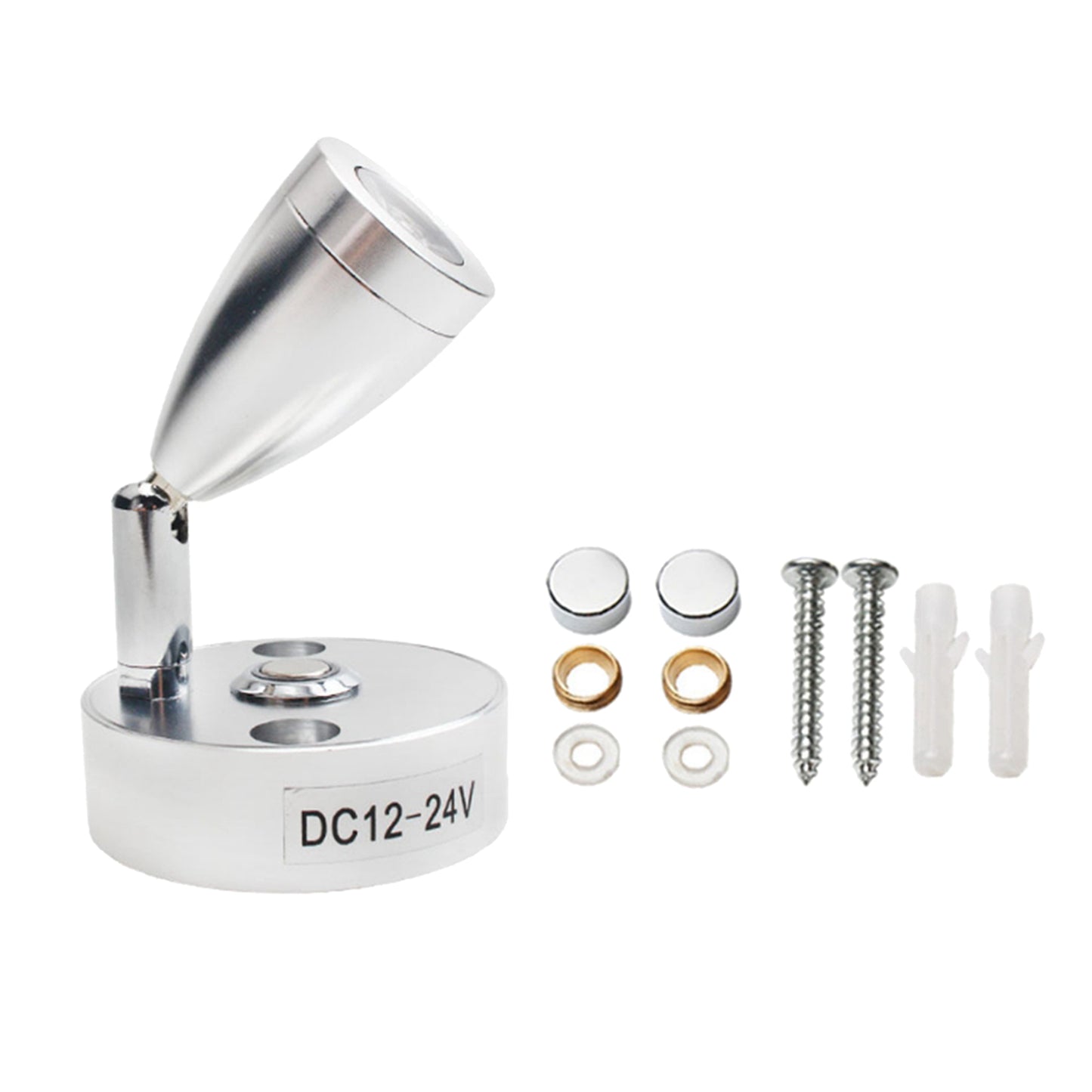 Bedside Reading Lamp RV Boat Bedside Lamp Truck Motorhome B  white