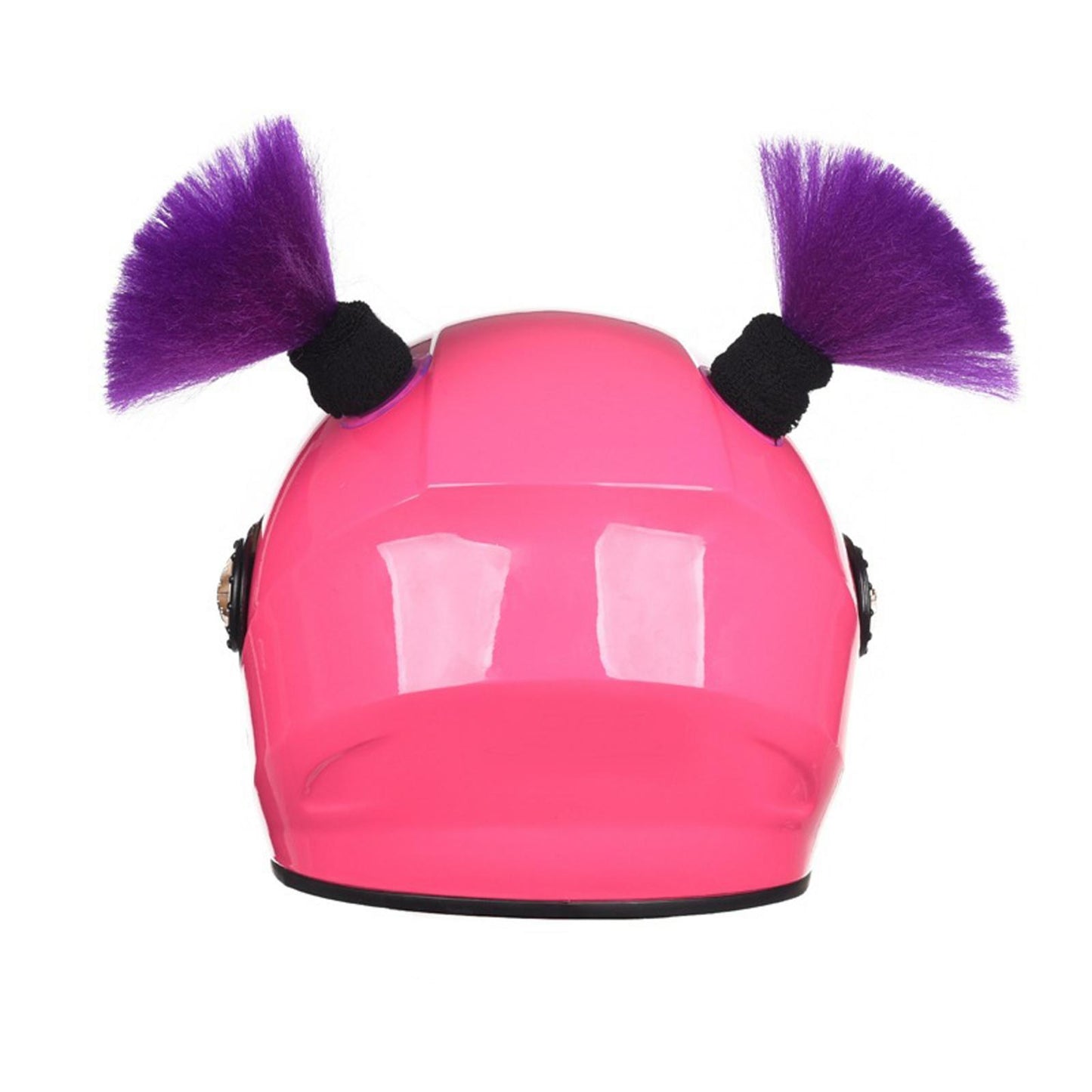 Bicycle Ski Helmet Pigtails Braids for Motorcycle Used purple