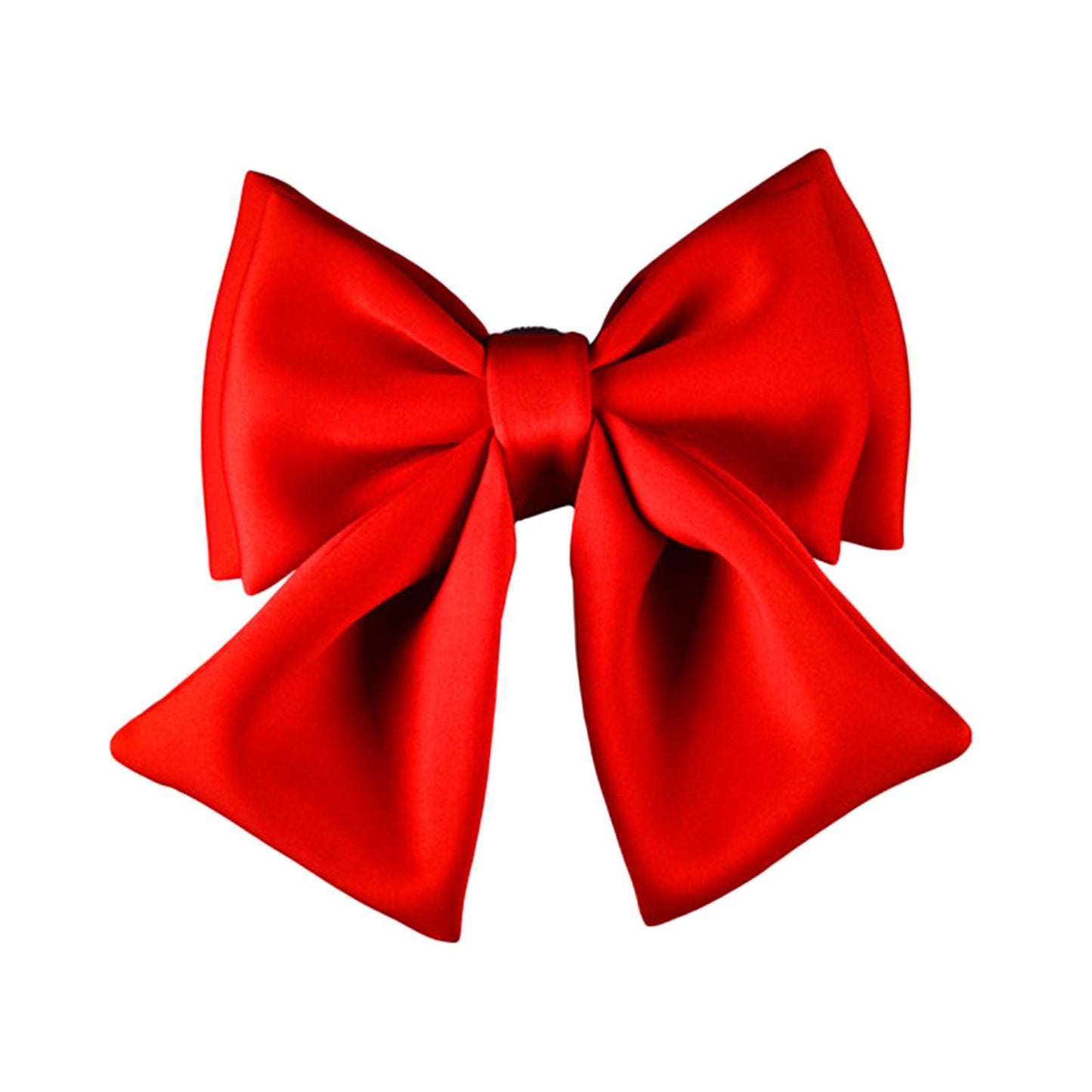 Motorcycle Helmet Butterfly Knot  Helmet  Decor Accessory  35cm Red