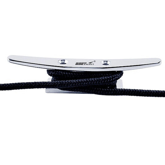 Stainless Steel 316 Boat Cleat Dock Cleat Rust free Flat Top 6 in