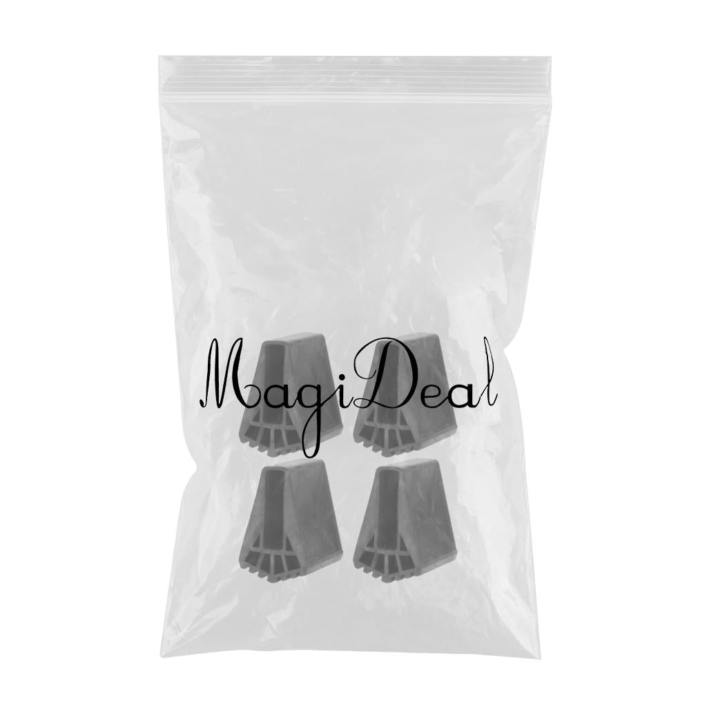 Set of 4 Ladder Feet Covers Protector Trapezoid Pads Cushion Caps Stool Leg