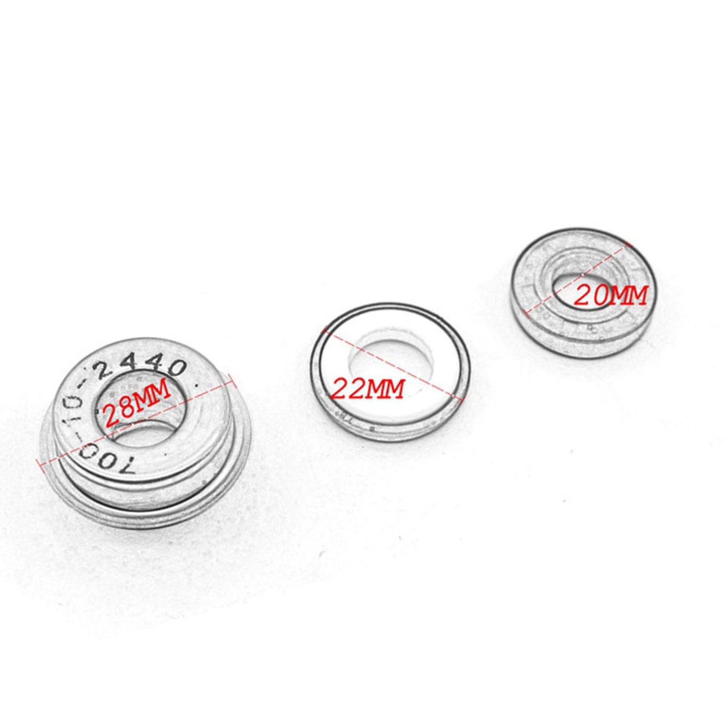 3x Water Pump Seal Replacements for Suzuki GSX1300R Hayabusa 2003-2007