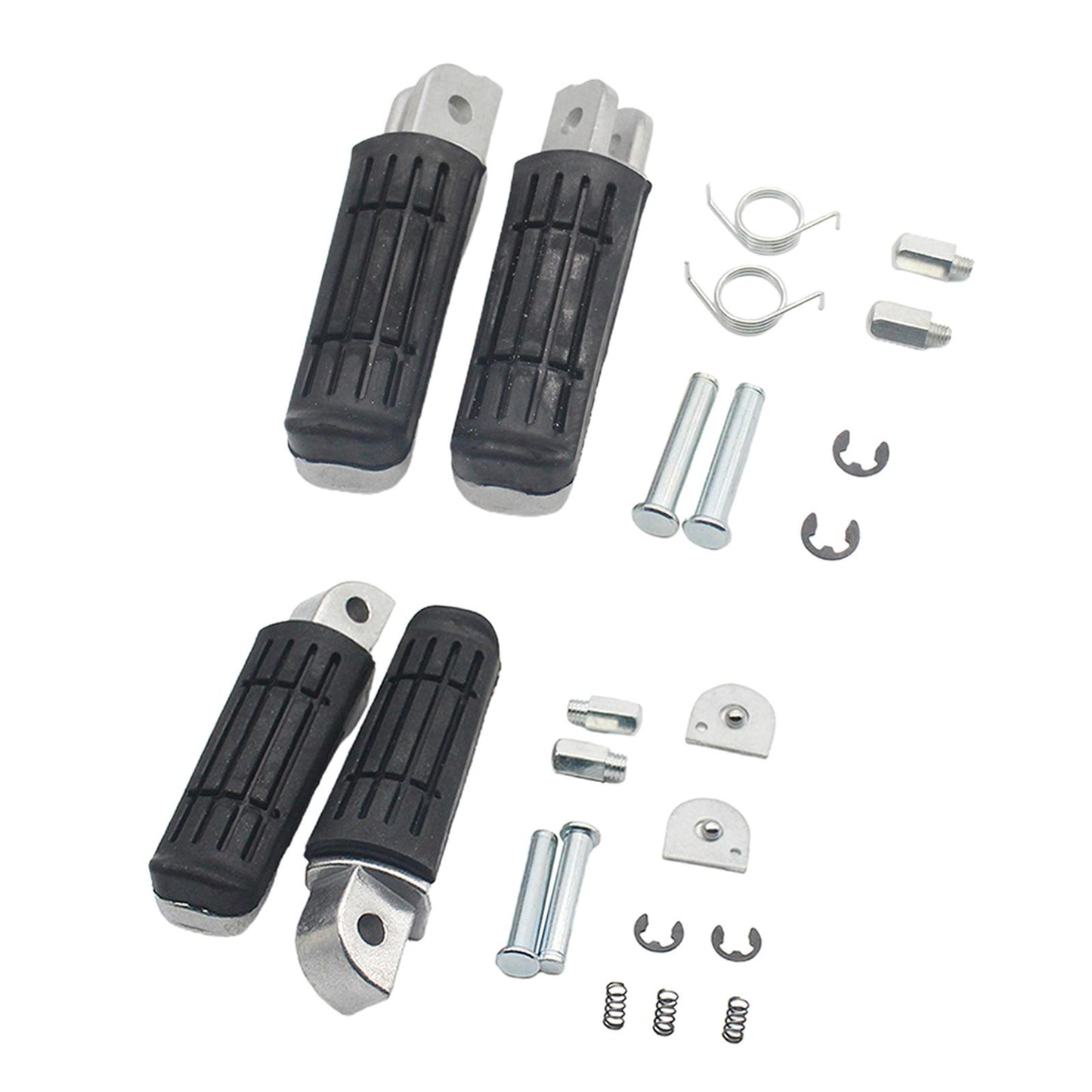 Motorcycle Left and Right Foot Pegs Pedals for Yamaha R1 FZ6 FJR1300 Front