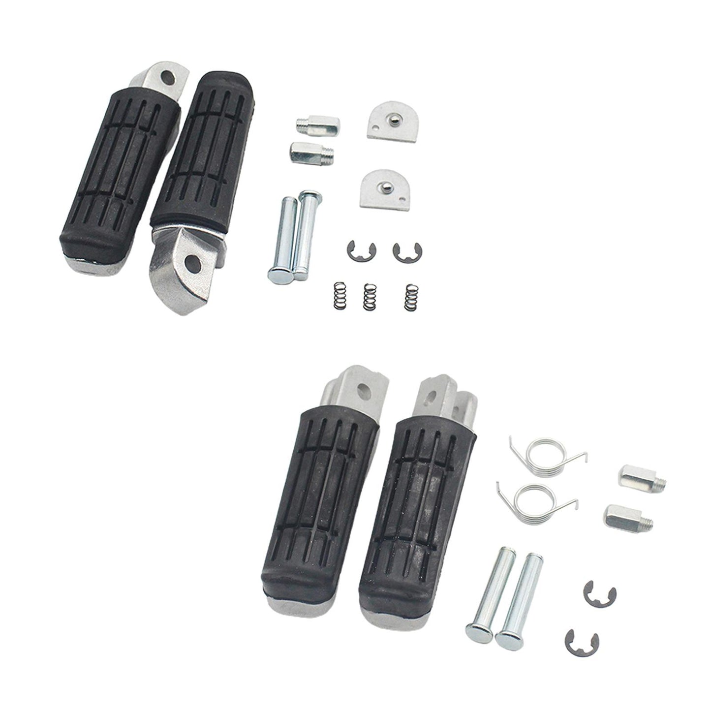 Motorcycle Left and Right Foot Pegs Pedals for Yamaha R1 FZ6 FJR1300 Front