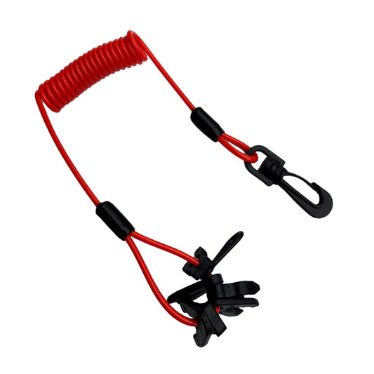 Kill Switch Lanyard (Replacement) with 7 Keys Universal Boat Kill Switch Key