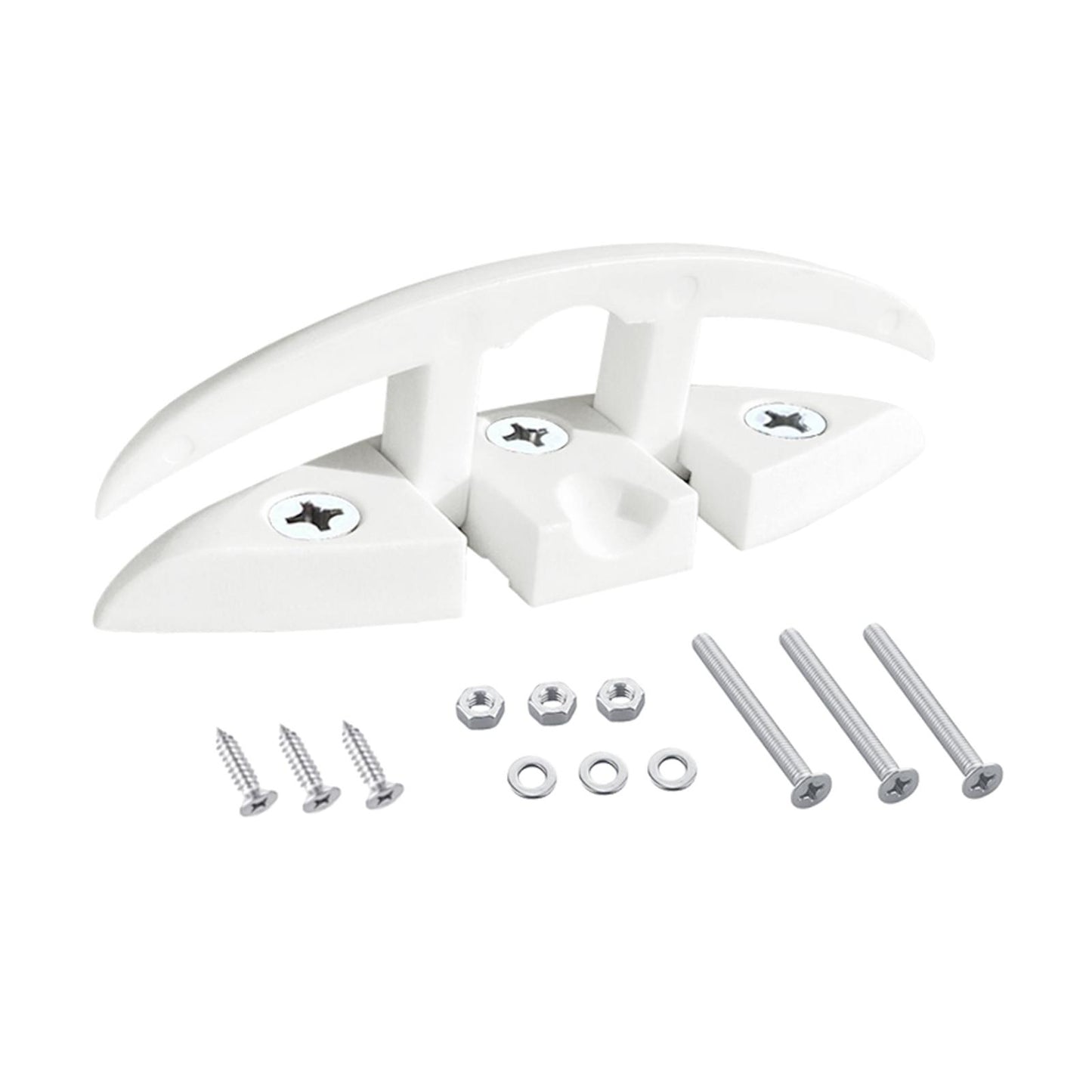 130mm Heavy Duty Flip Up Collapsible Cleat Dock Marine Kayak High Polished