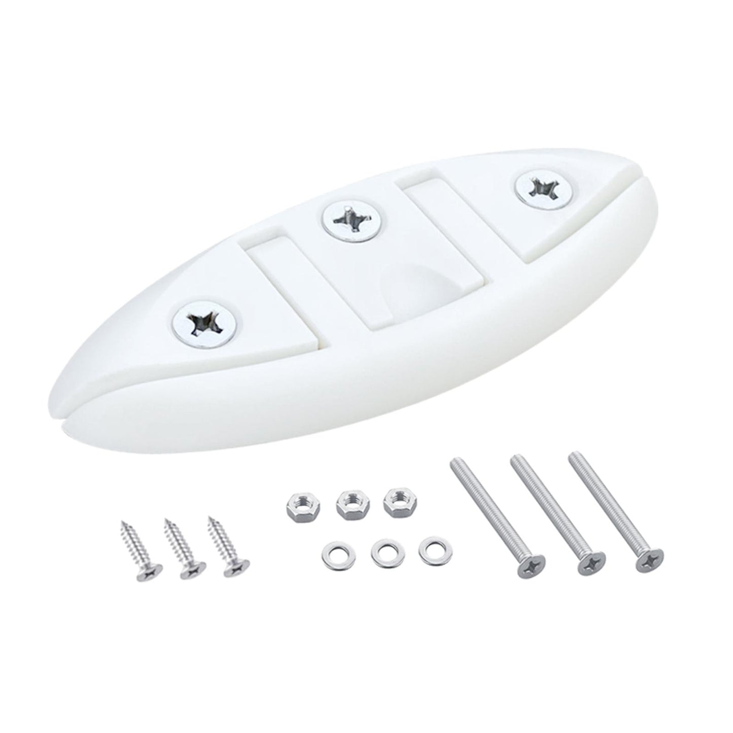 130mm Heavy Duty Flip Up Collapsible Cleat Dock Marine Kayak High Polished