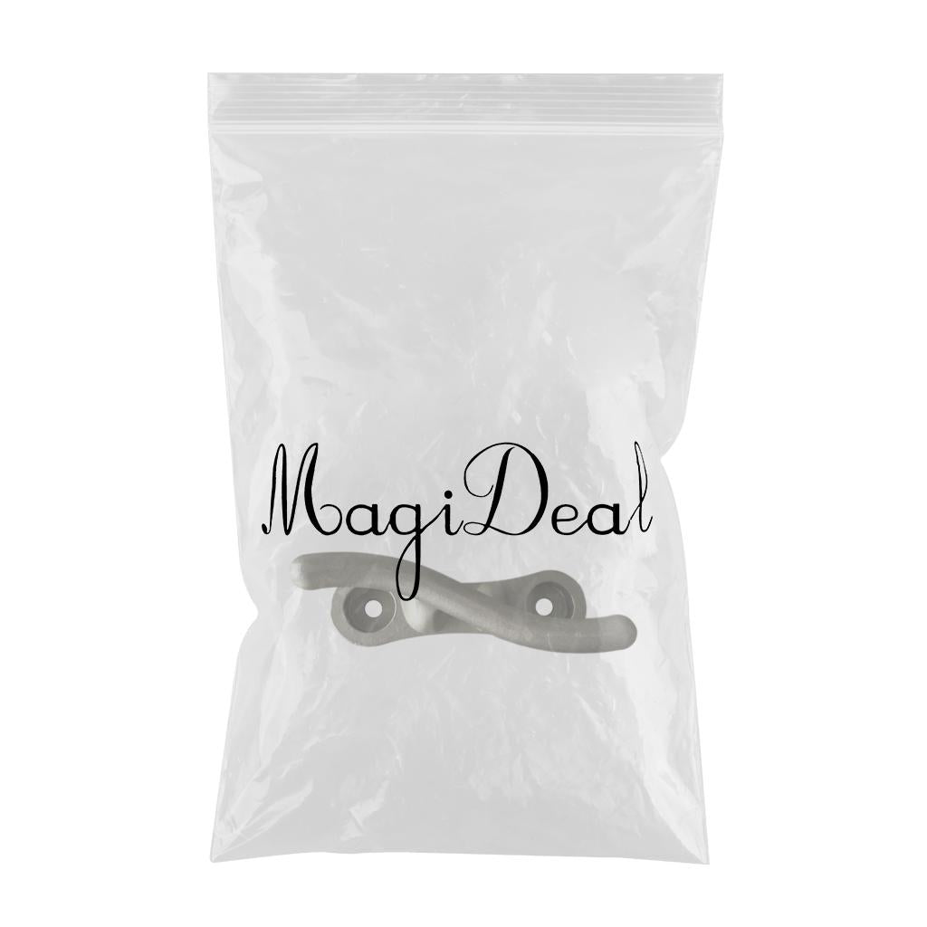 Heavy Duty Aluminum Boat Mooring Rope Cleat Kayak Yacht Fastener 10inch