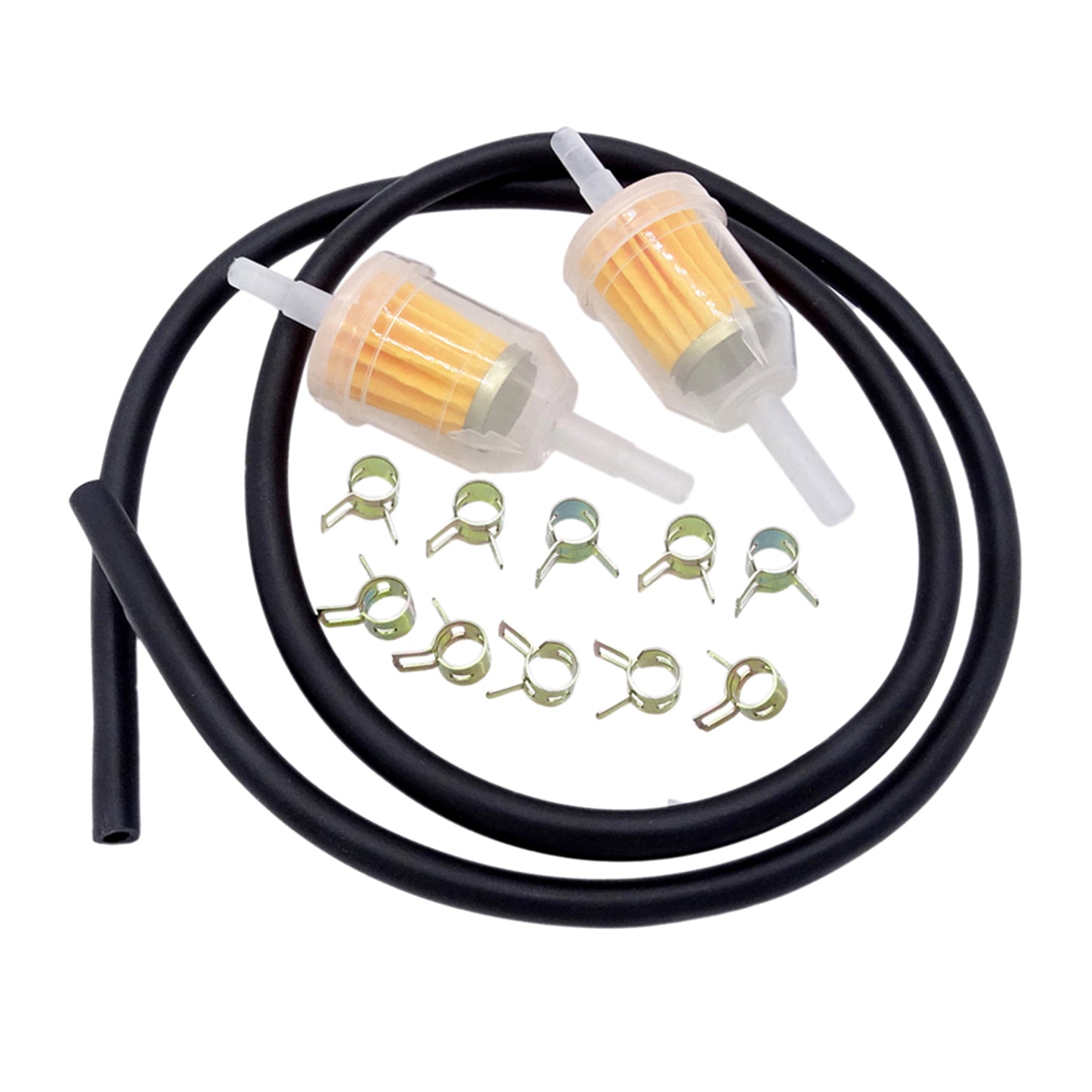 Scooter Motorcycle Fuel Line Filter 6-8MM 1/4 Pipe Set Professional"