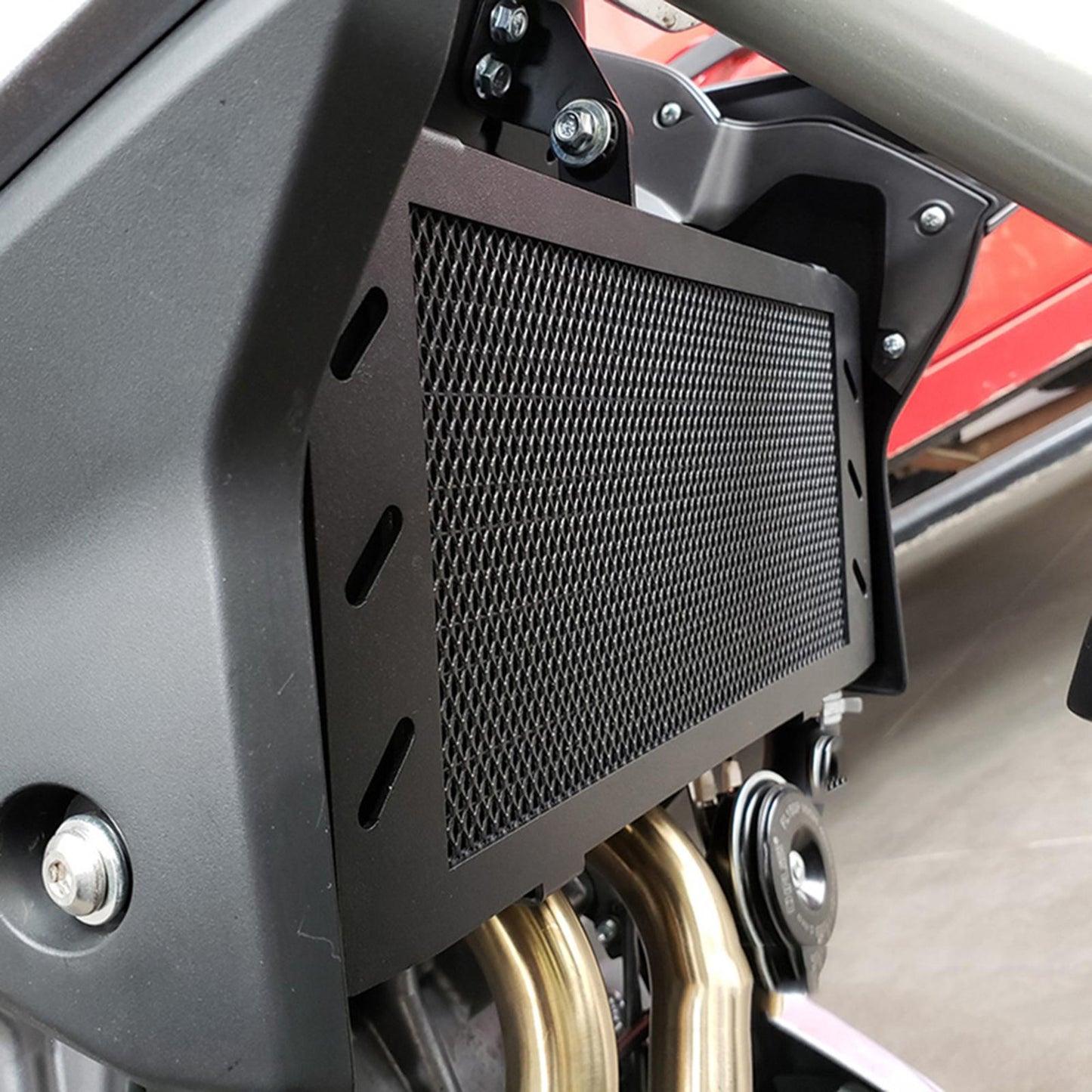 Stainless Steel Radiator Guard Cover for Kawasaki VULCAN S 650 Black