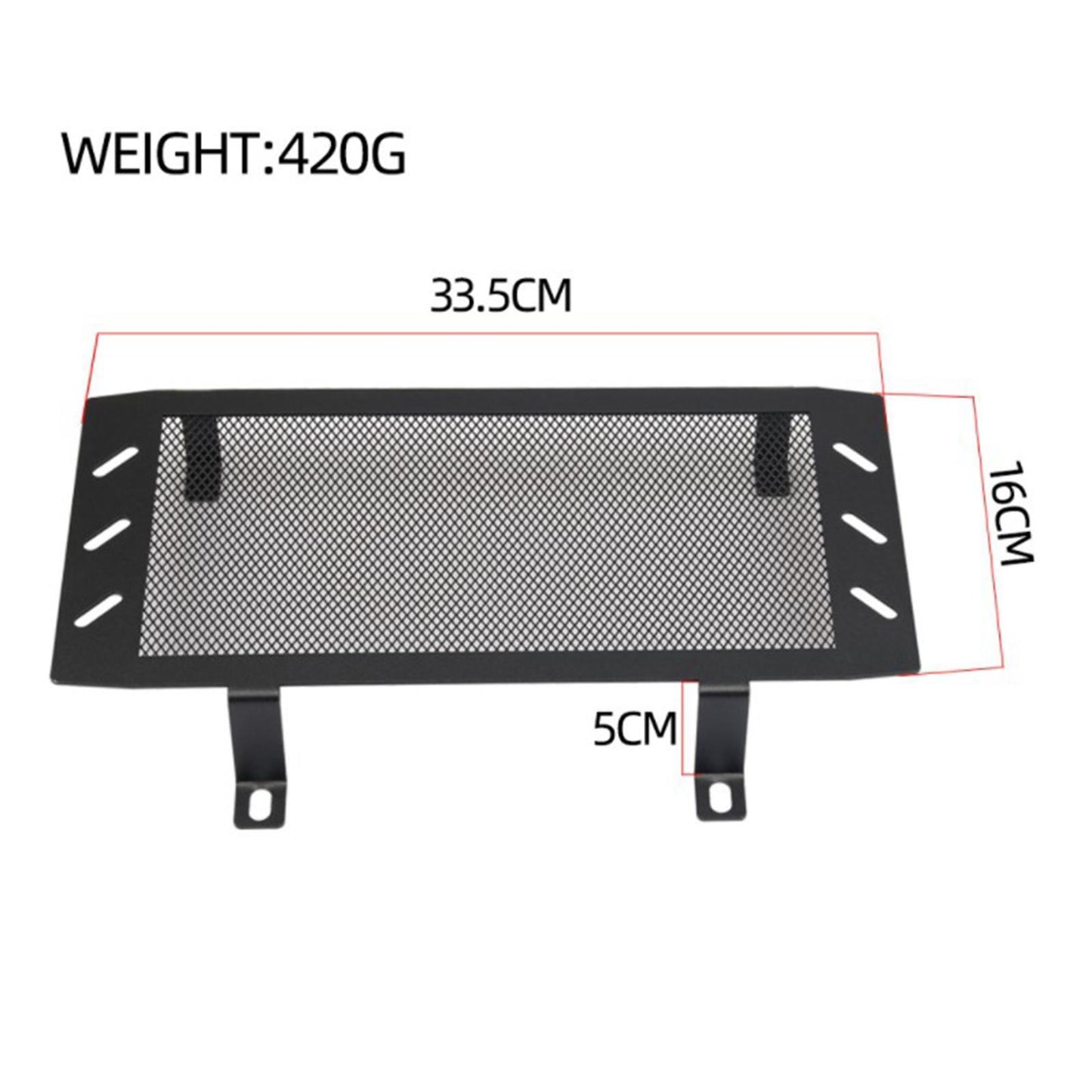 Stainless Steel Radiator Guard Cover for Kawasaki VULCAN S 650 Black