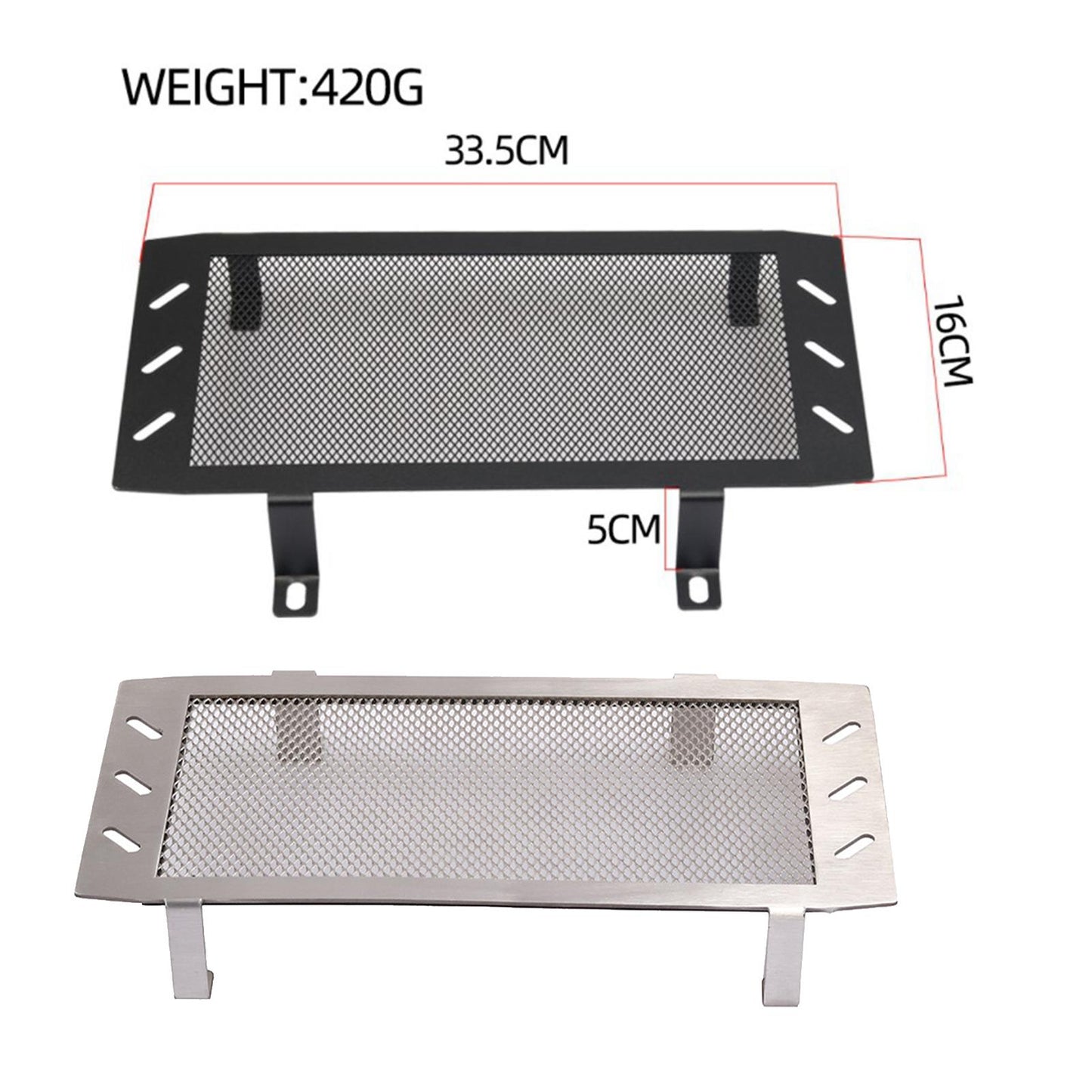 Stainless Steel Radiator Guard Cover for Kawasaki VULCAN S 650 Silver