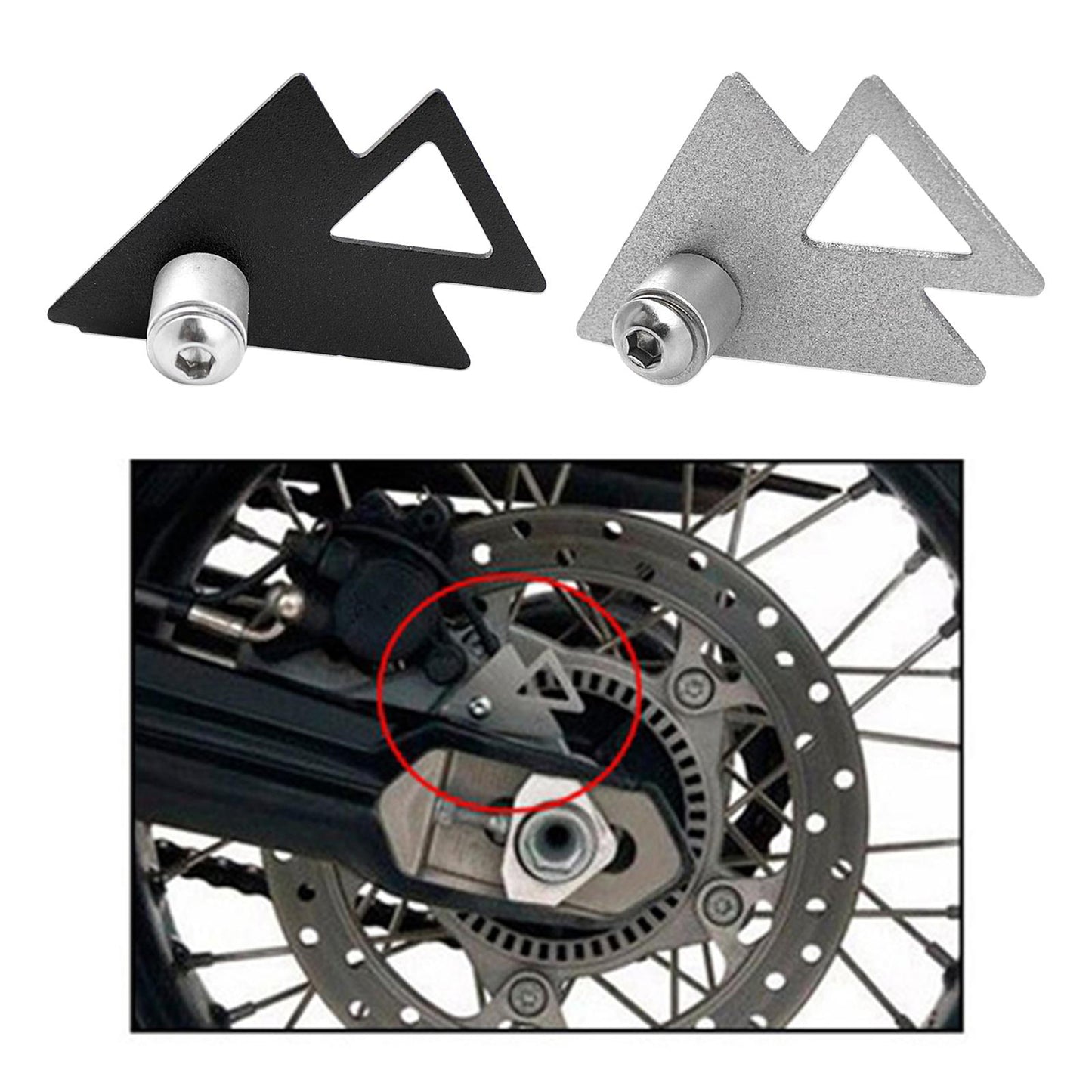 Rear Brake Sensor Protective Cover For BMW F700GS F800GS F800GS Black