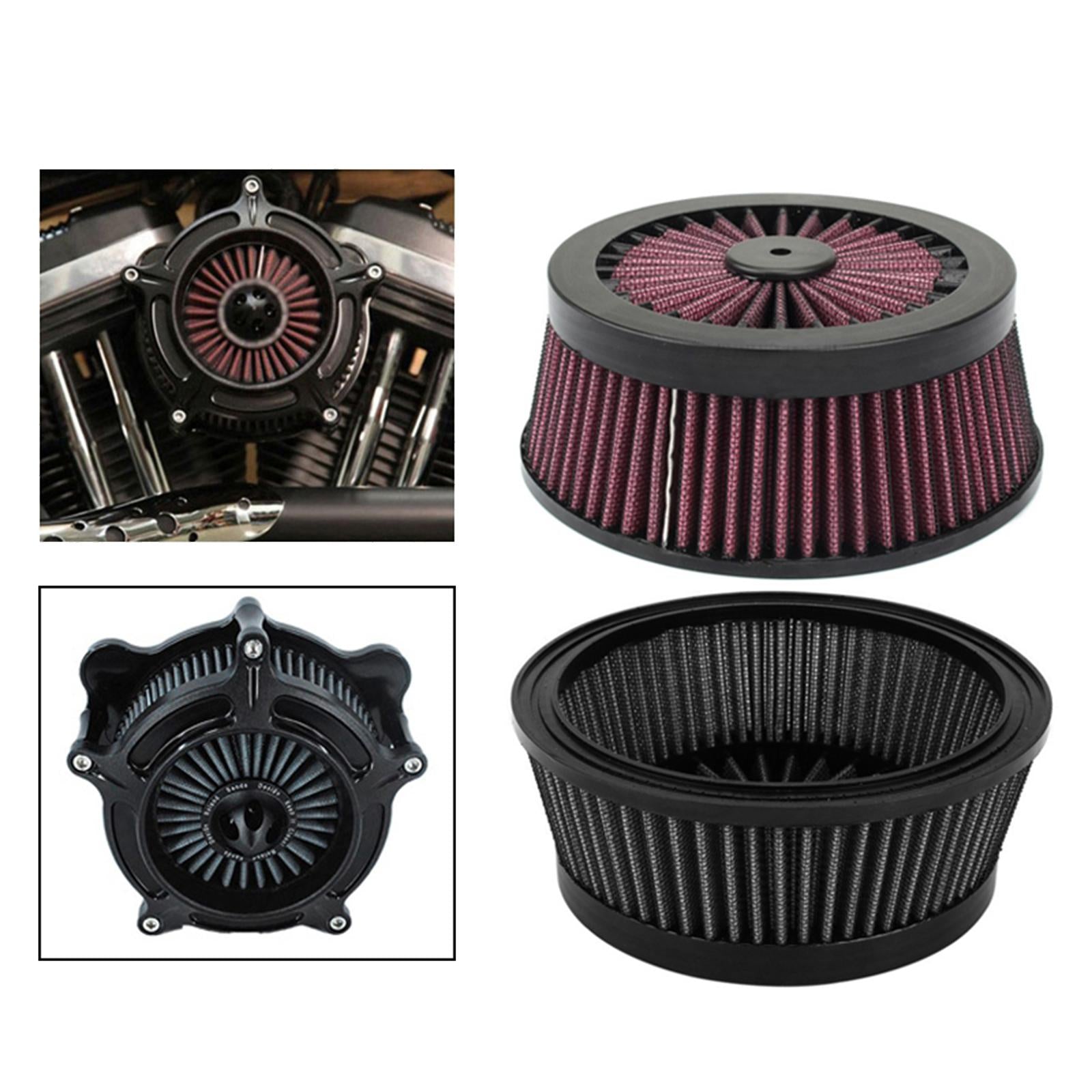 Air Cleaner Filter Component Replace For Harley Softail 2016-2017 black