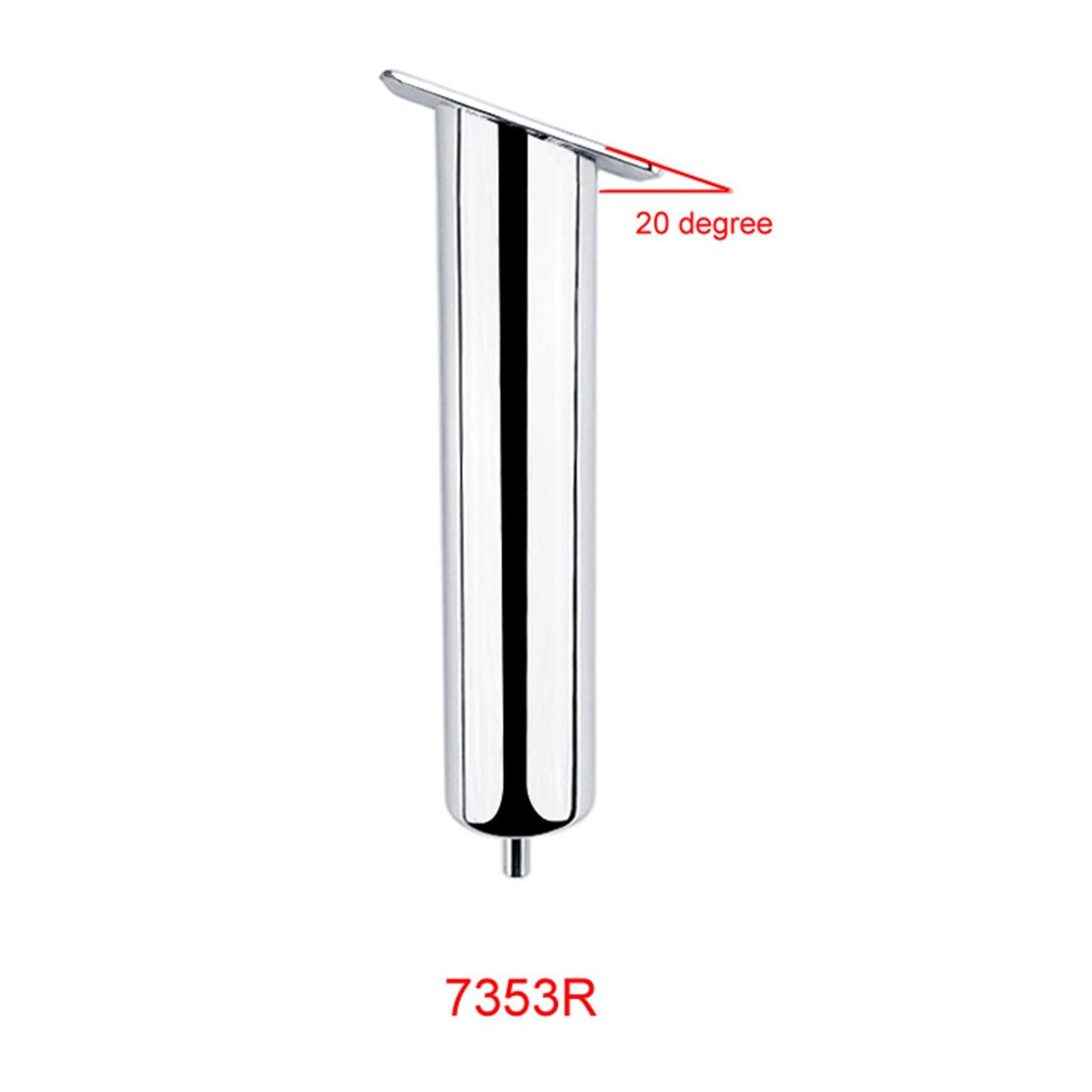 8 Marine Boat Fishing Pole Stand Flush Mount Fishing Rod Holder 20 Degree B"