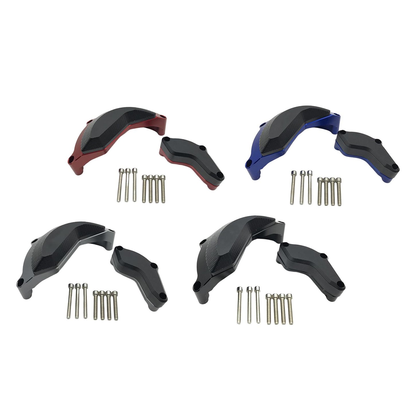 Motorcycle Engine Case Guard Shell Protector for Yamaha YZF-R6 08-17 Black
