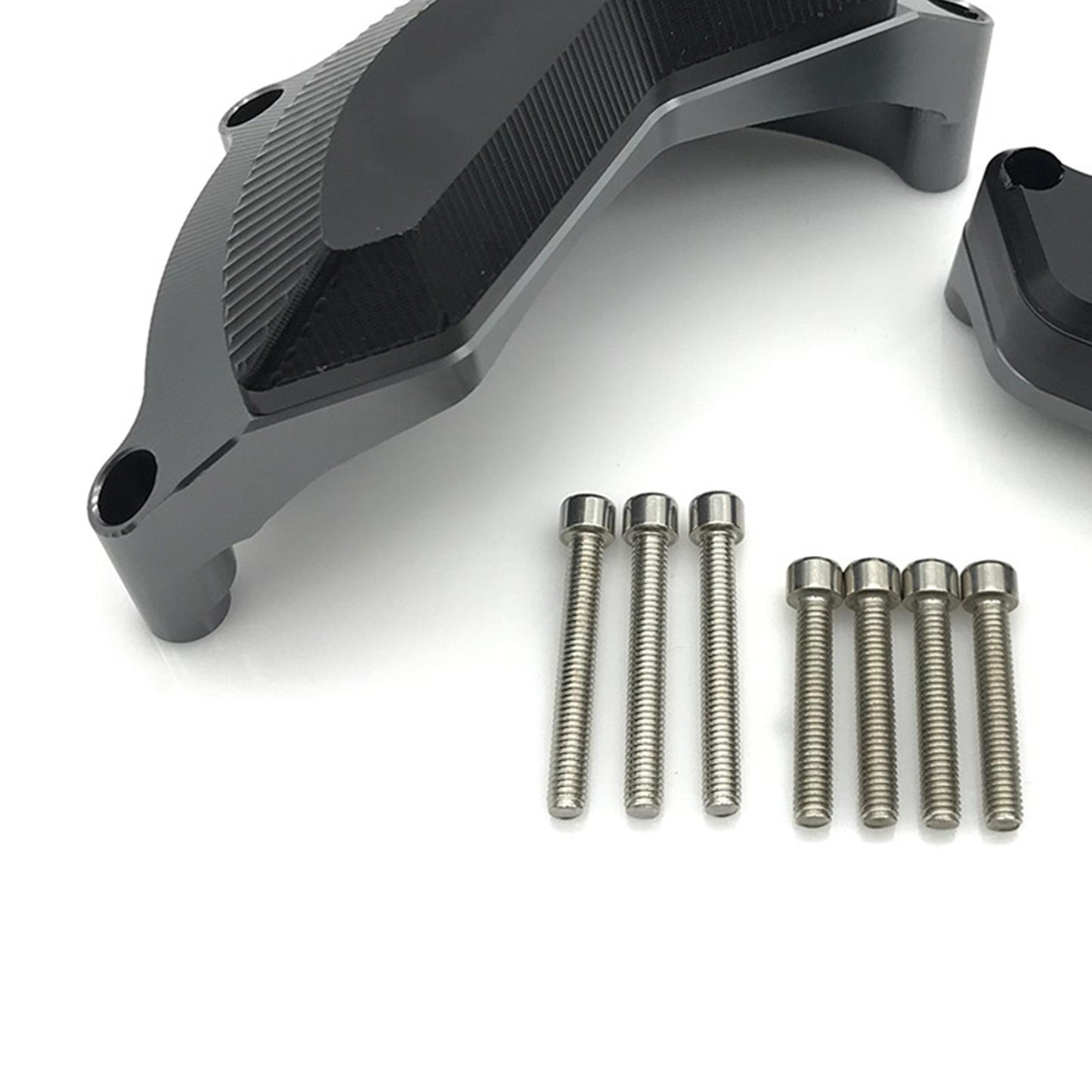 Motorcycle Engine Case Guard Shell Protector for Yamaha YZF-R6 08-17 Gray