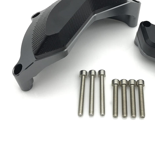 Motorcycle Engine Case Guard Shell Protector for Yamaha YZF-R6 08-17 Gray