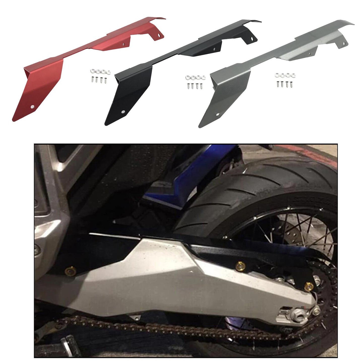 Motorcycle Chain Protector Guard Cover for HONDA XADV750 2017 - 2020 Black