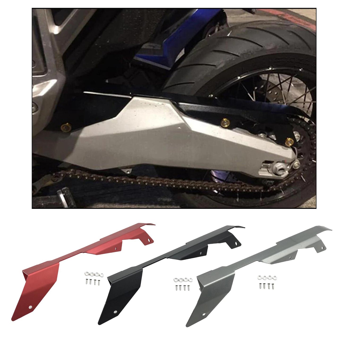 Motorcycle Chain Protector Guard Cover for HONDA XADV750 2017 - 2020 Black