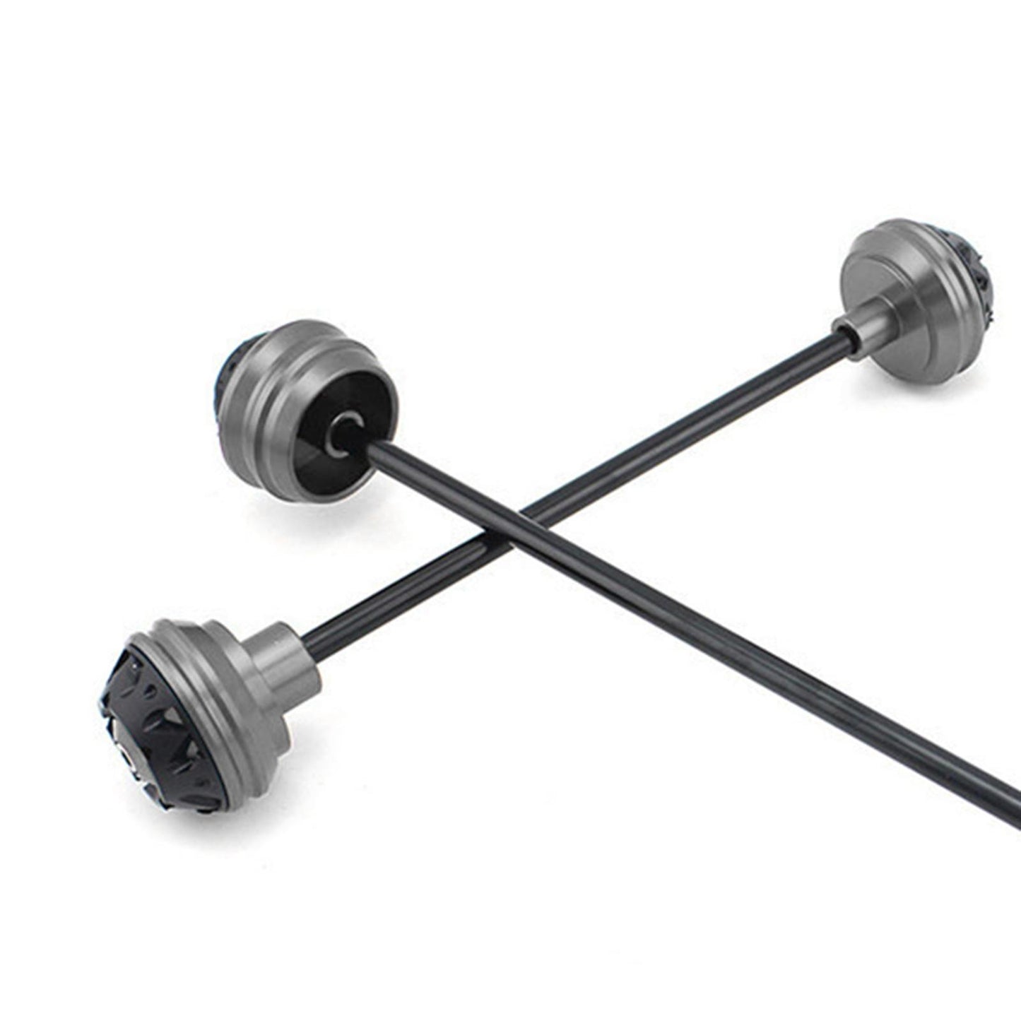 CNC Motorcycle Wheel Fork Axle Frame Sliders for BMW HP4 S1000RR gray