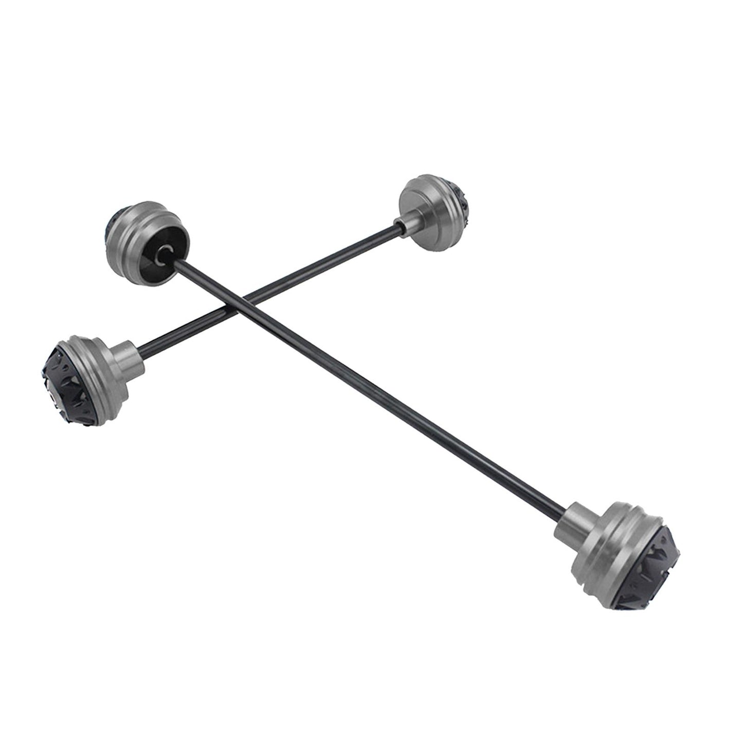 CNC Motorcycle Wheel Fork Axle Frame Sliders for BMW HP4 S1000RR gray