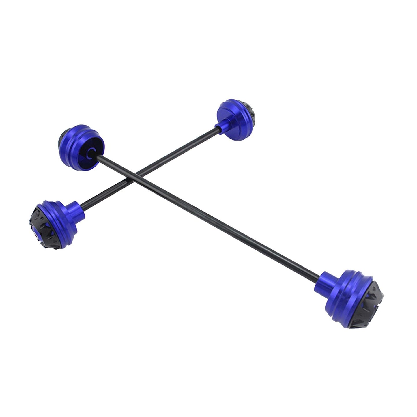 CNC Motorcycle Wheel Fork Axle Frame Sliders for BMW HP4 S1000RR blue